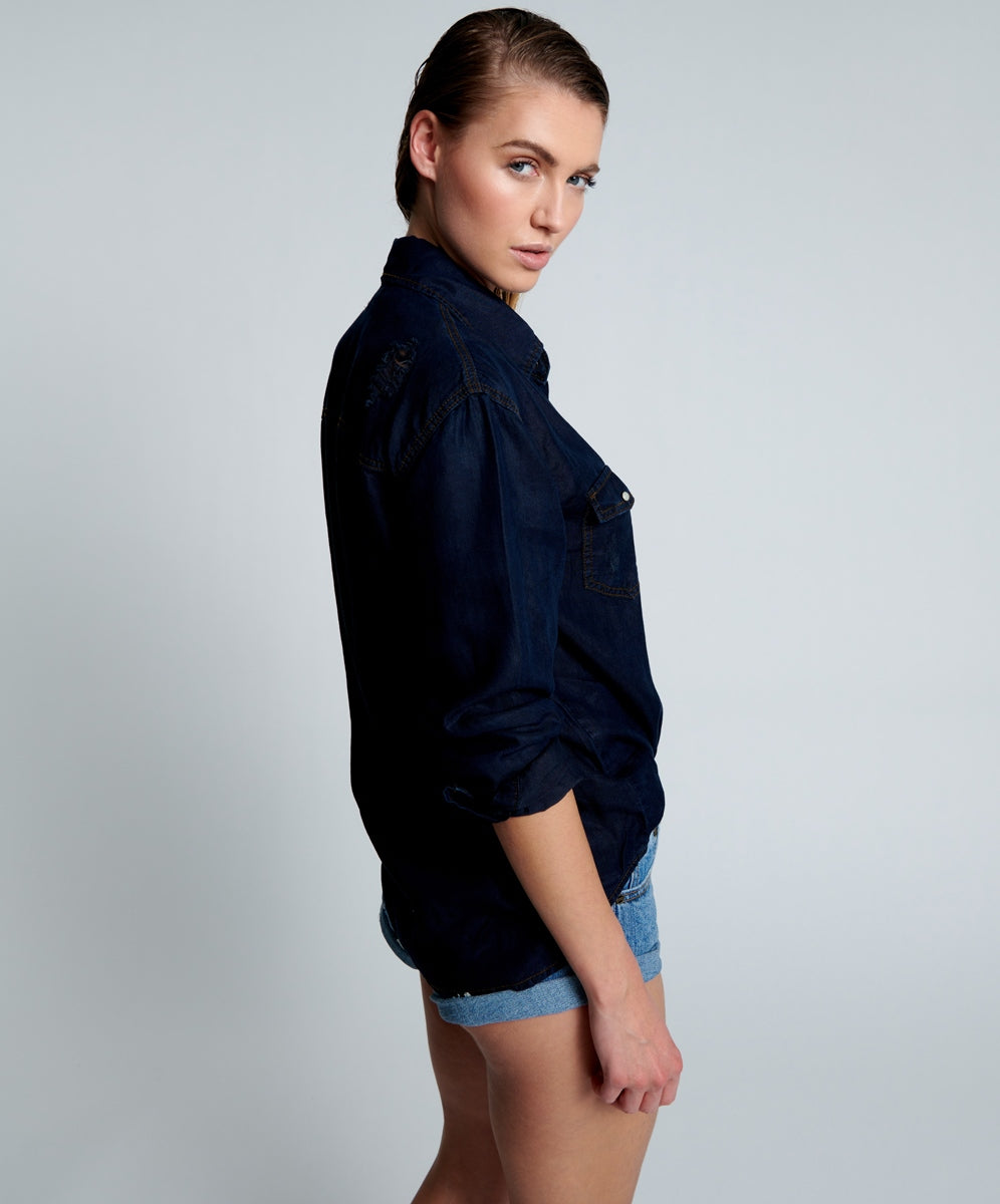 One teaspoon Capri Liberty Denim Shirt