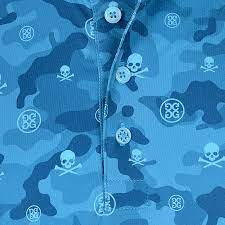 Gfore Tonal Camo Printed Men's Polo
