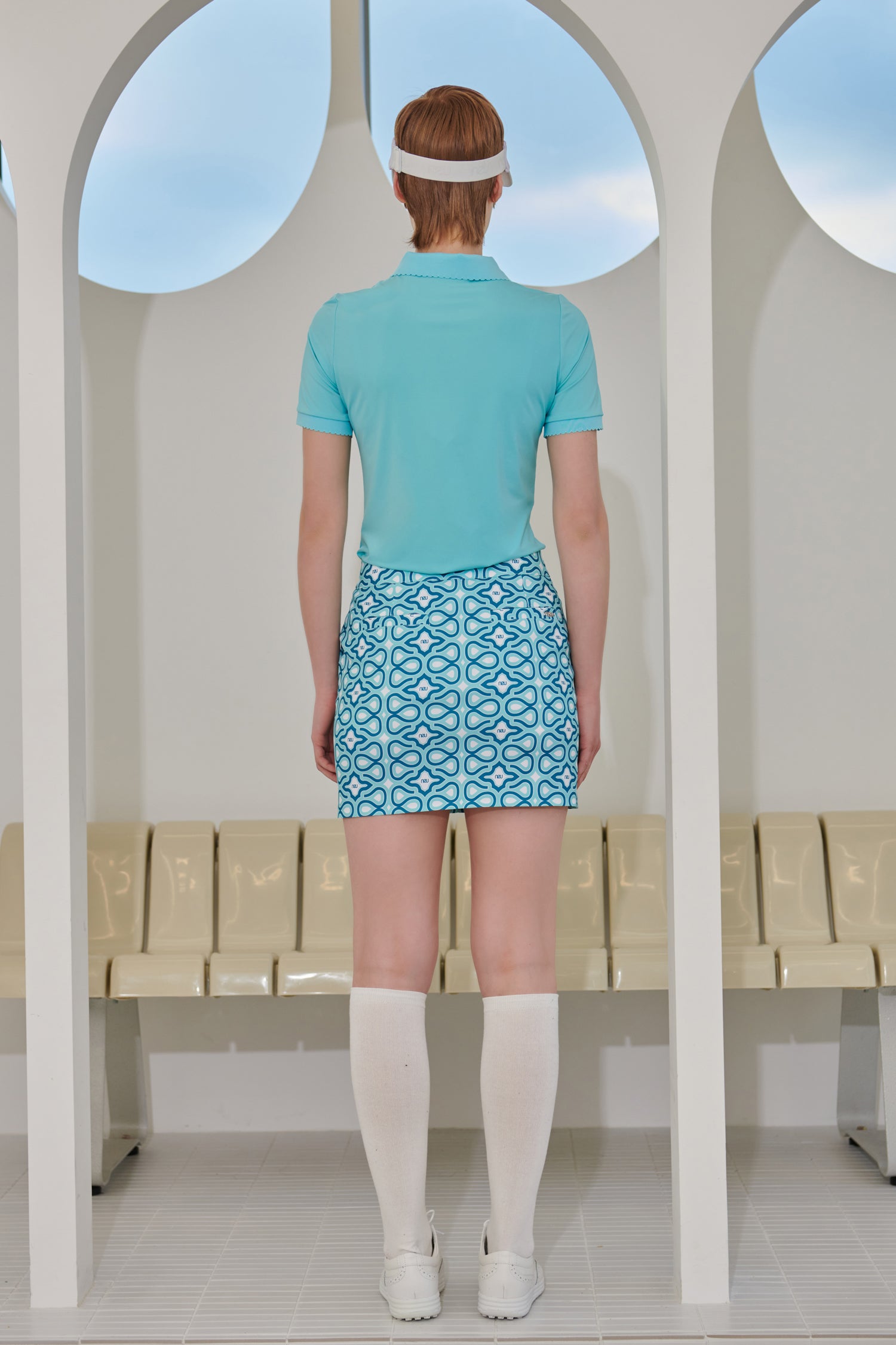 NEU Golf Wave Collar T-Shirt Mint