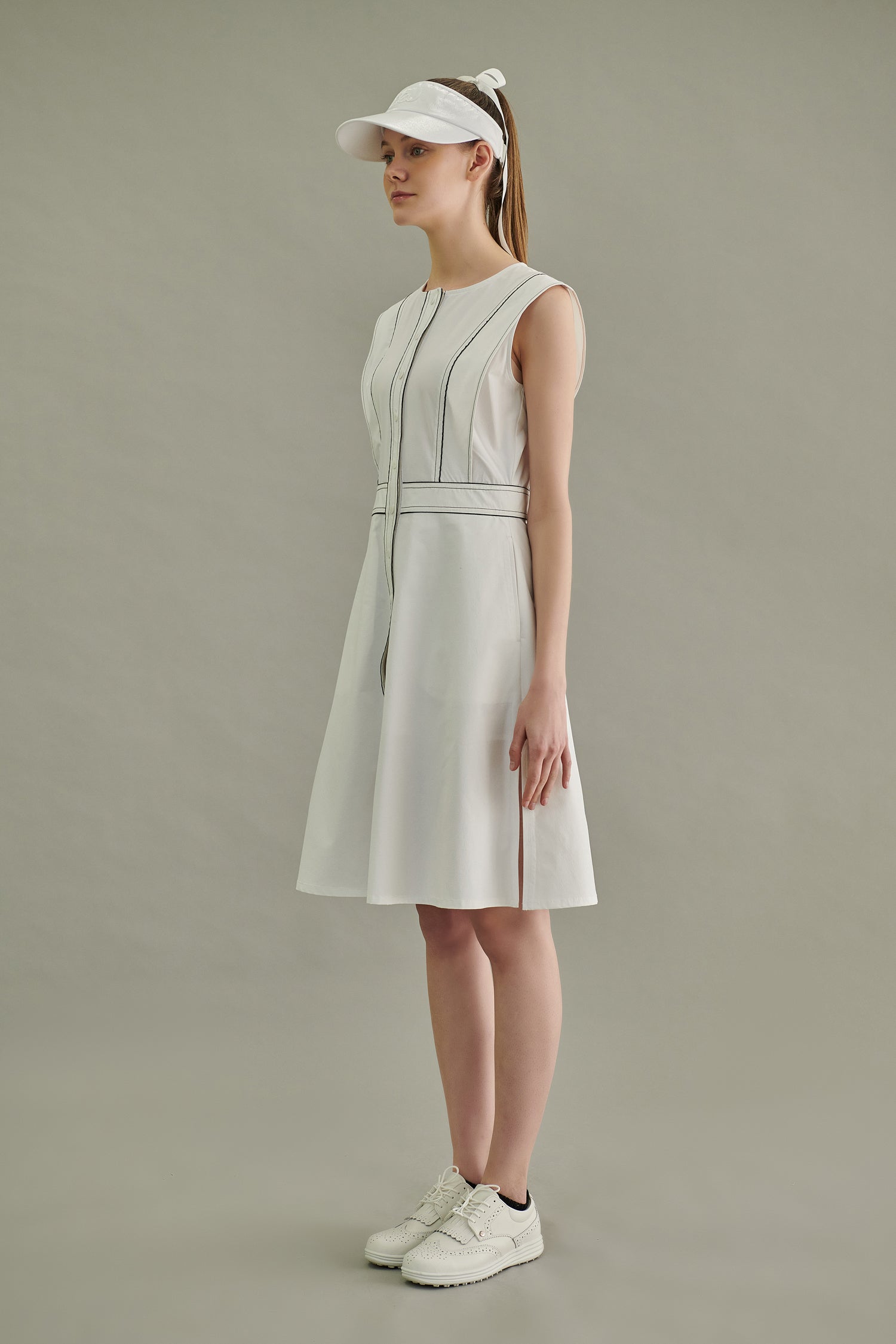 Neu Golf Shirts Dress White
