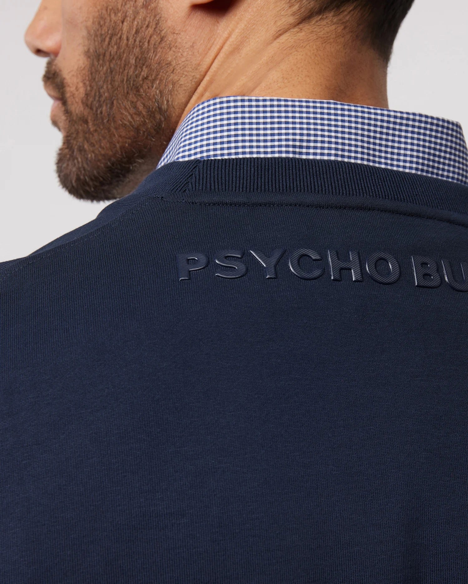 Psycho Bunny Mens Posen Matte Graphic Sweatshirt - NAVY