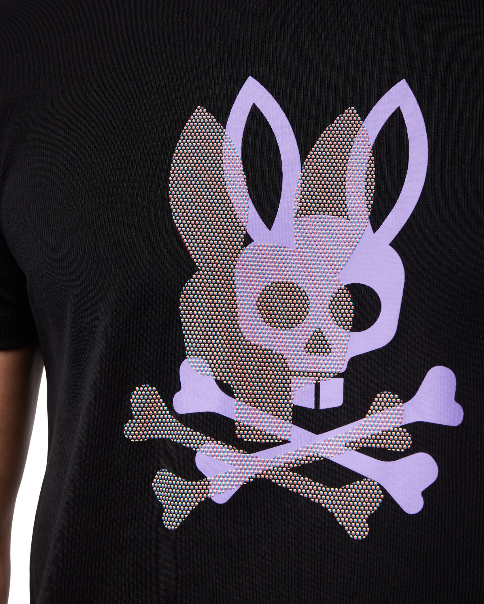 Psycho Bunny Mens Chicago HD Dotted Graphic Tee