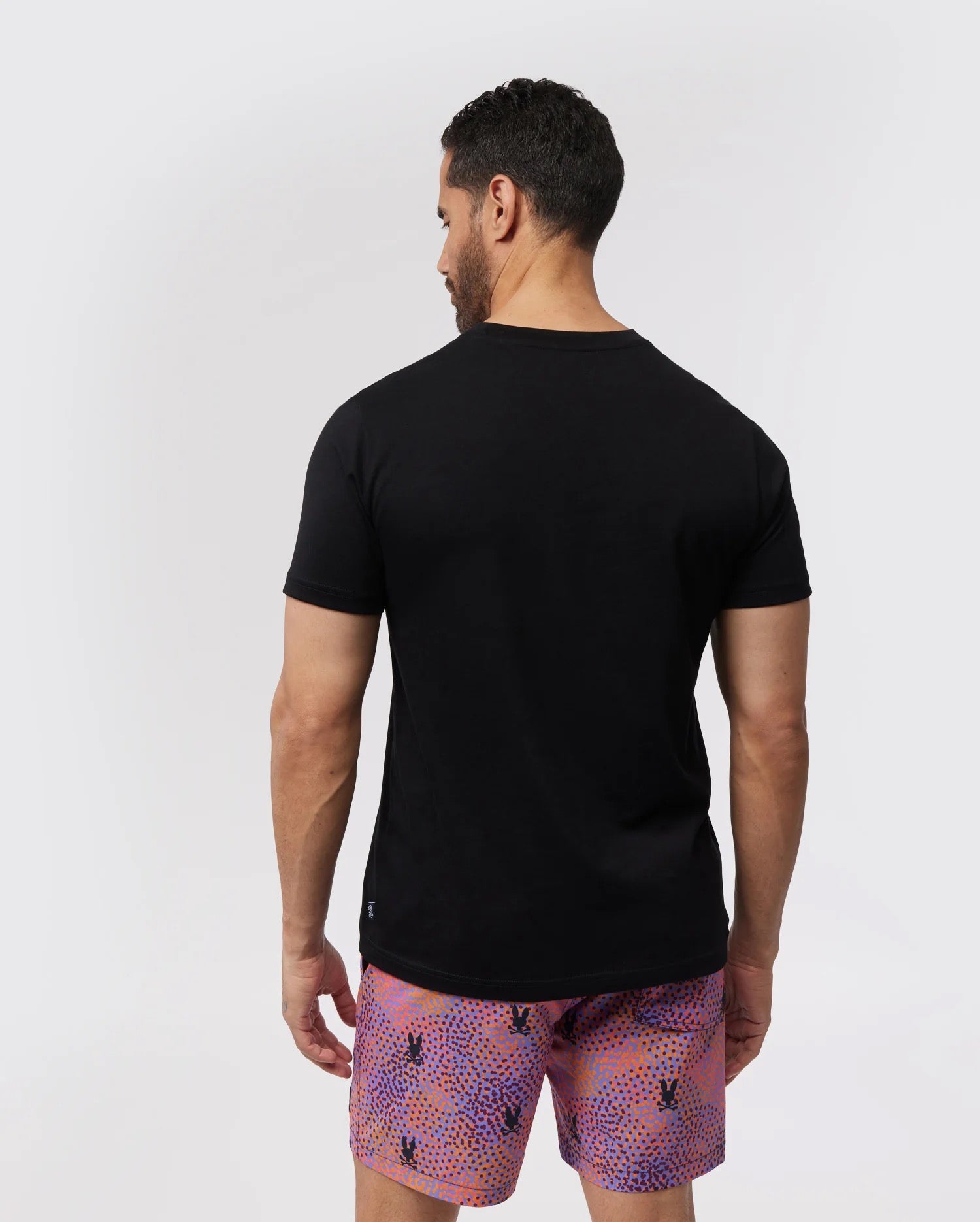 Psycho Bunny Mens Chicago HD Dotted Graphic Tee
