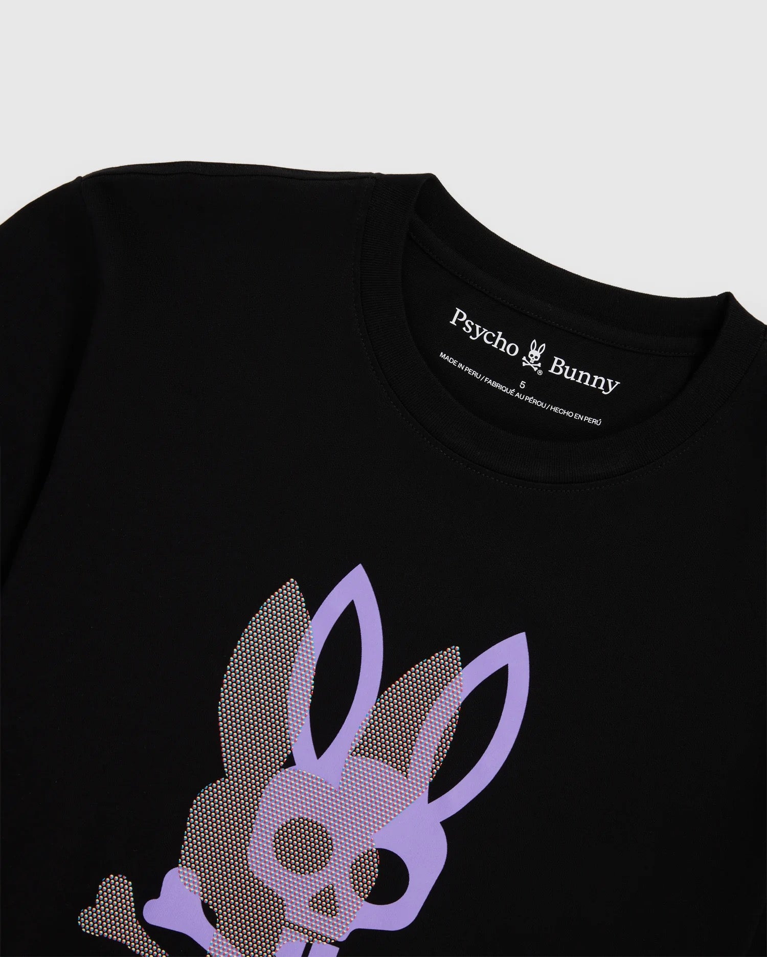Psycho Bunny Mens Chicago HD Dotted Graphic Tee