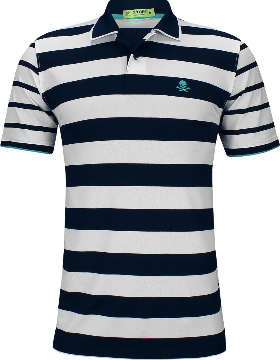 Gfore Golf Men's Skull Stripe Polo