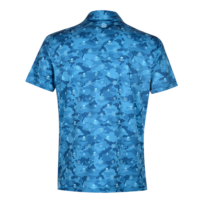 Gfore Tonal Camo Printed Men's Polo