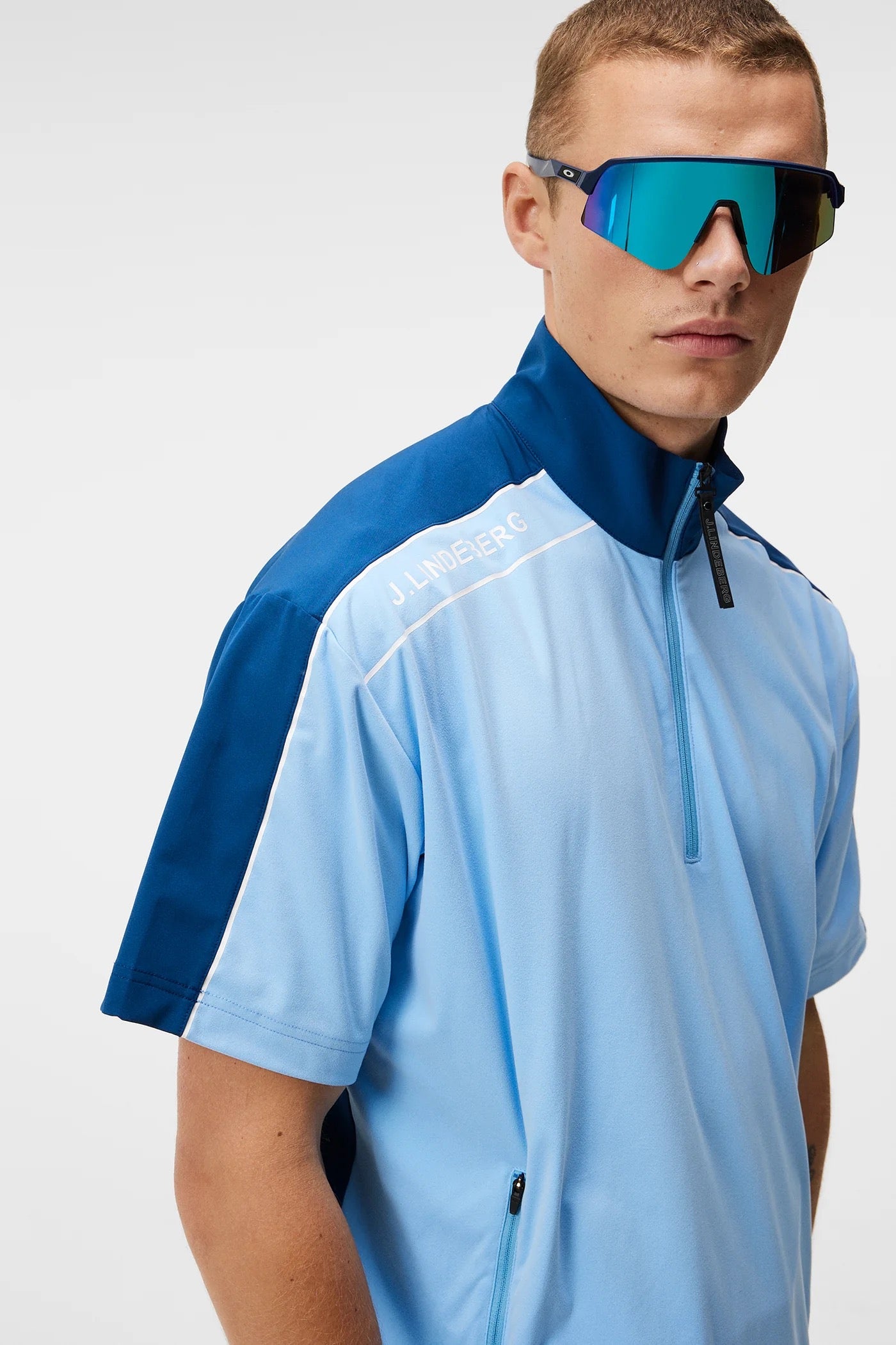 J Lindeberg Men's ROX WINDBREAKER TOP