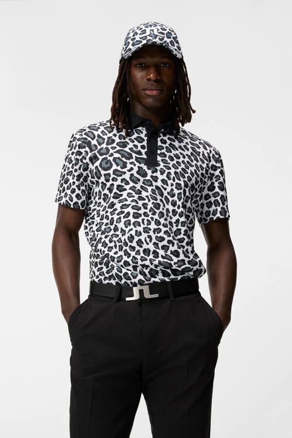 J Lindeberg Men's Arthur Regular Print Polo