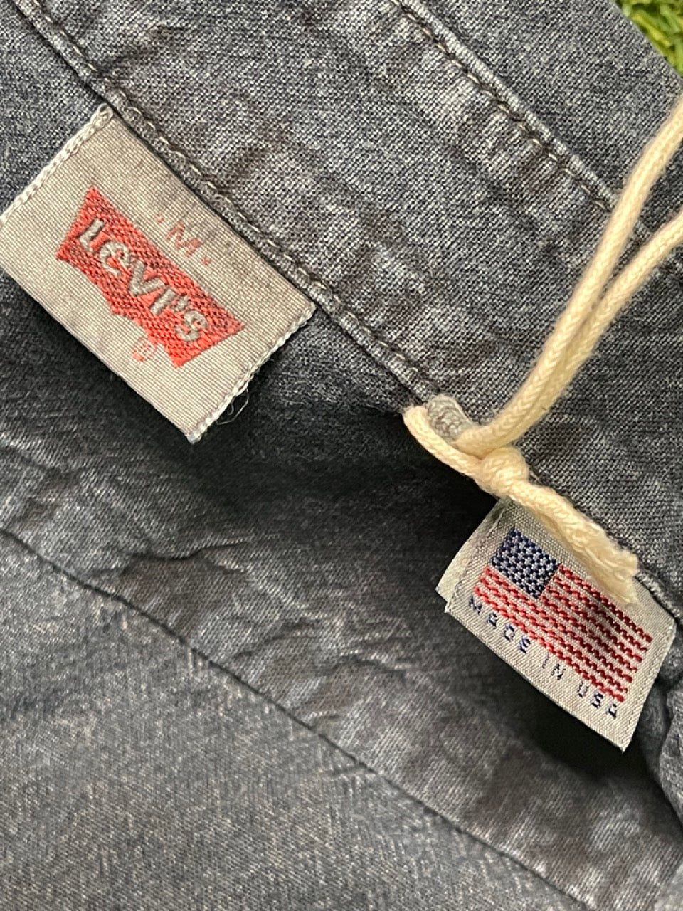 Levis vintage Mens original western shirts Black washed