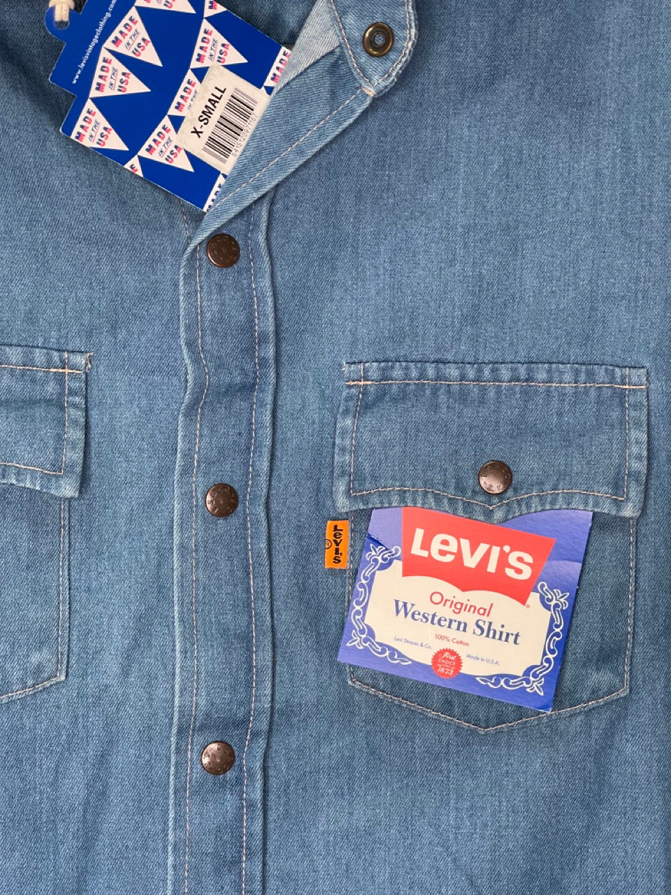 Levis women vintage original western shirts 66711-0001