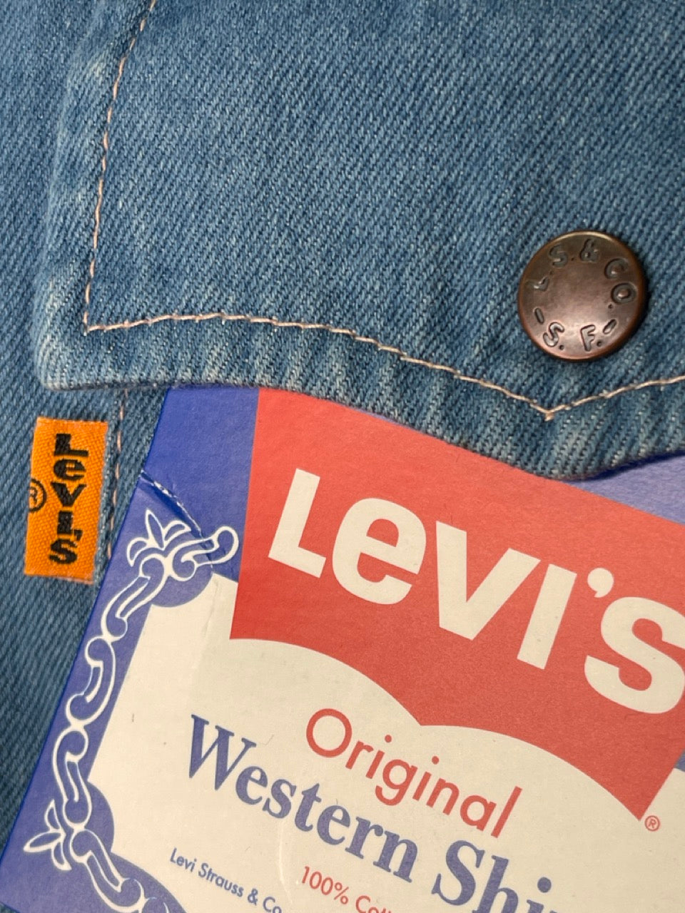 Levis women vintage original western shirts 66711-0001