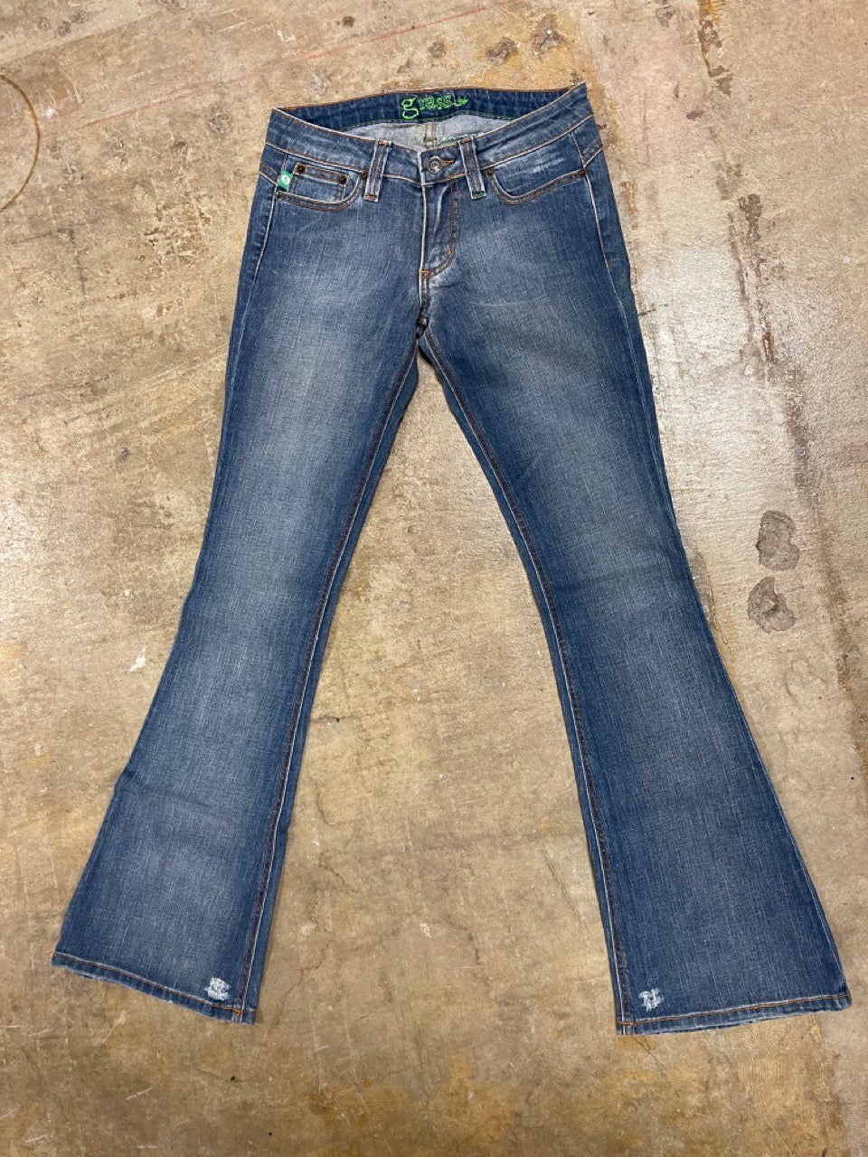 GRASS DENIM women topanga bootcut pants