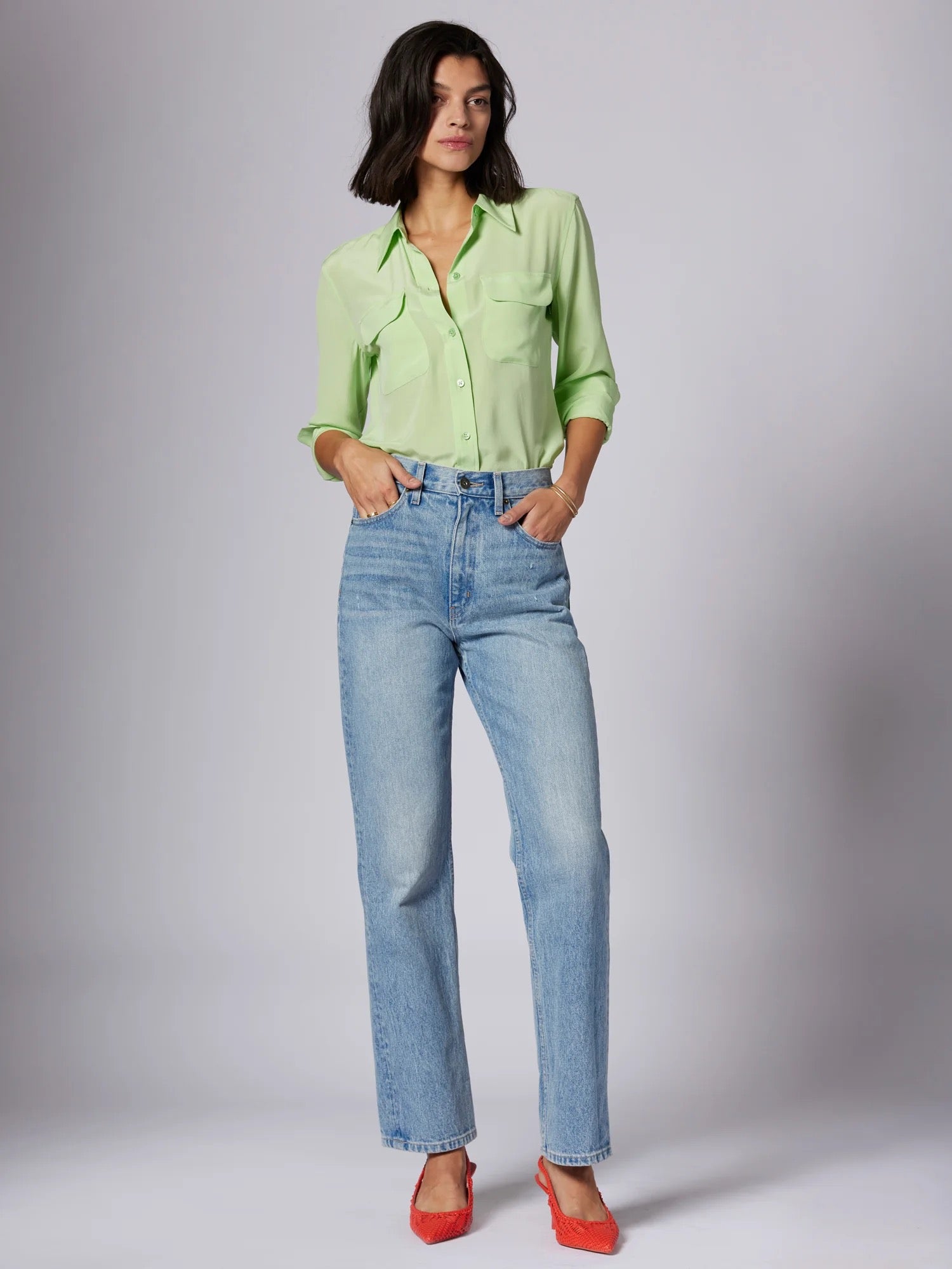 Equipment Slim Signature Silk Shirt