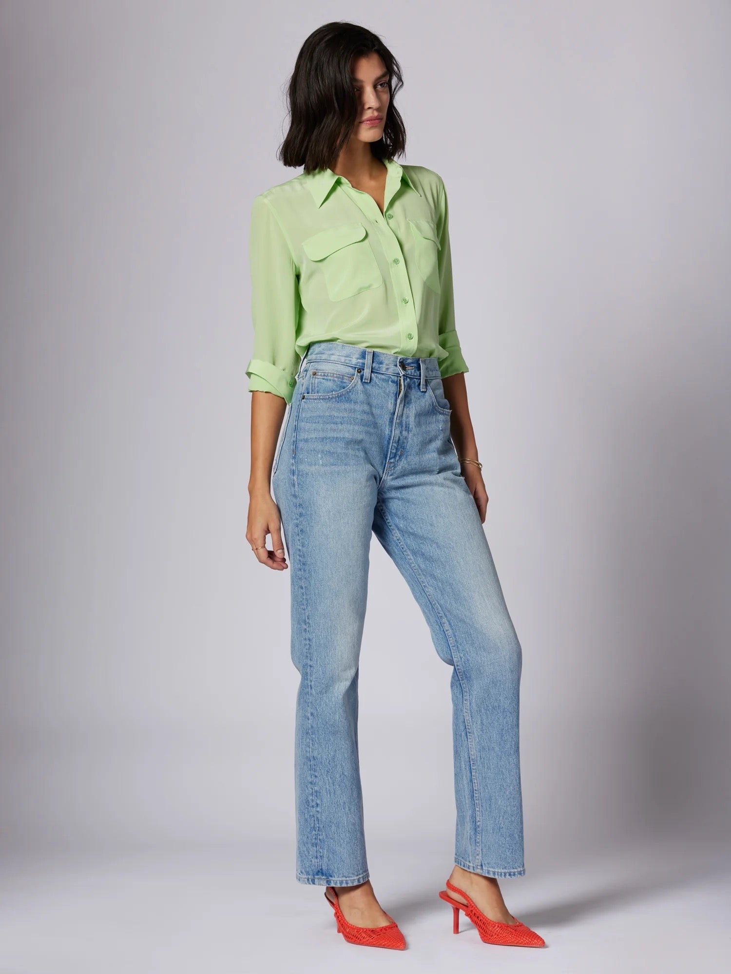 Equipment Slim Signature Silk Shirt