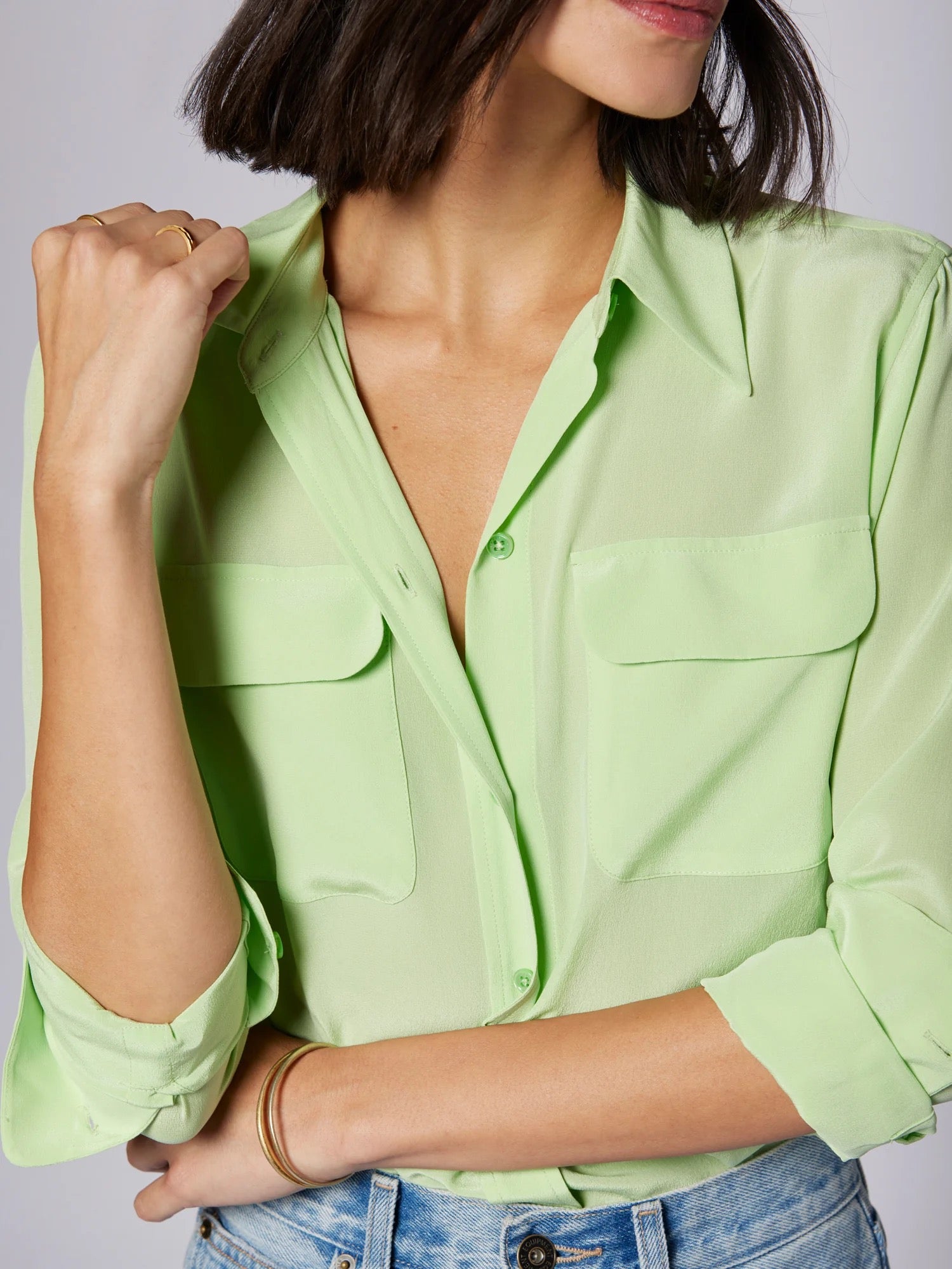 Equipment Slim Signature Silk Shirt