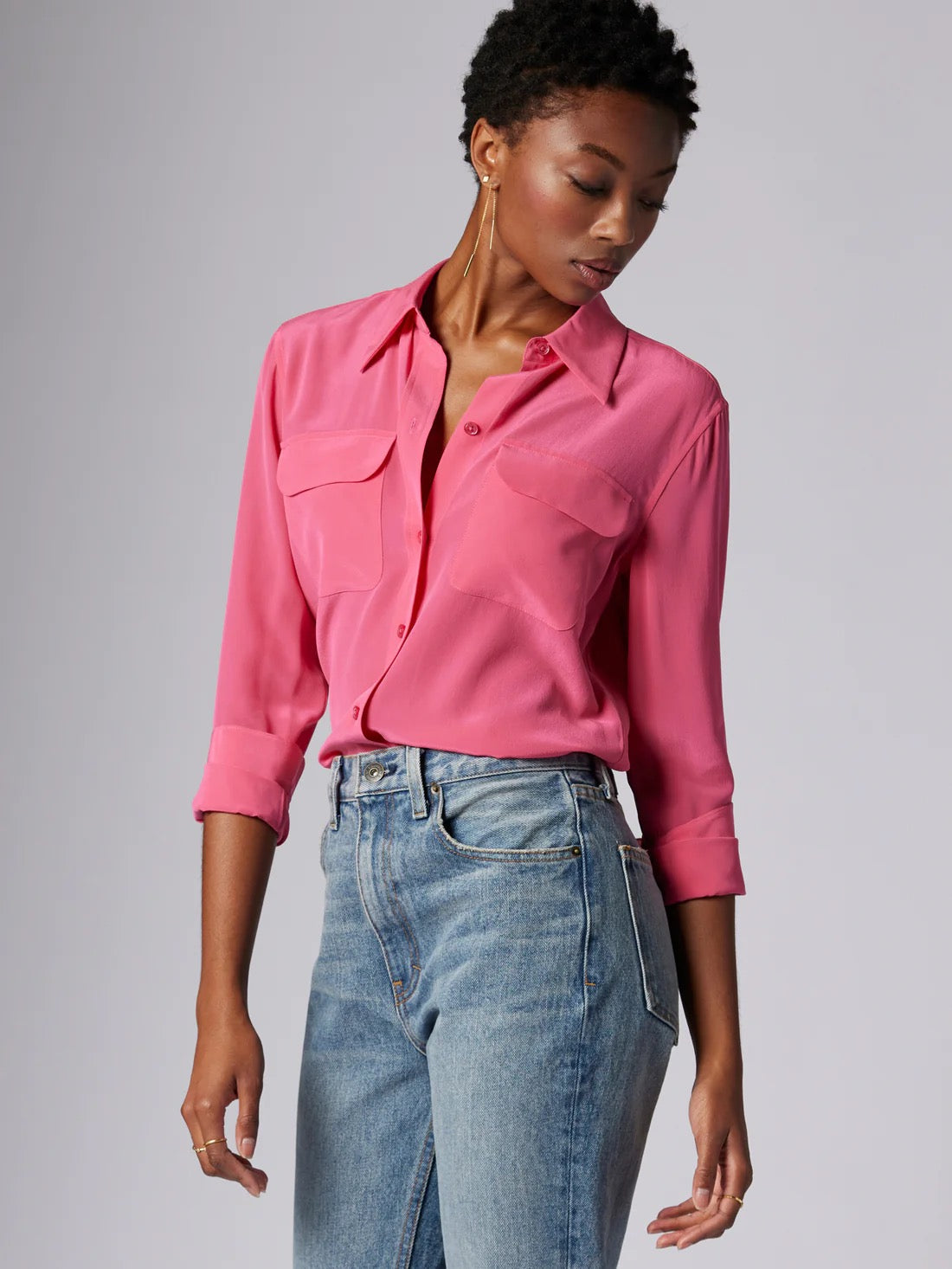 Equipment Slim Signature Silk Shirt