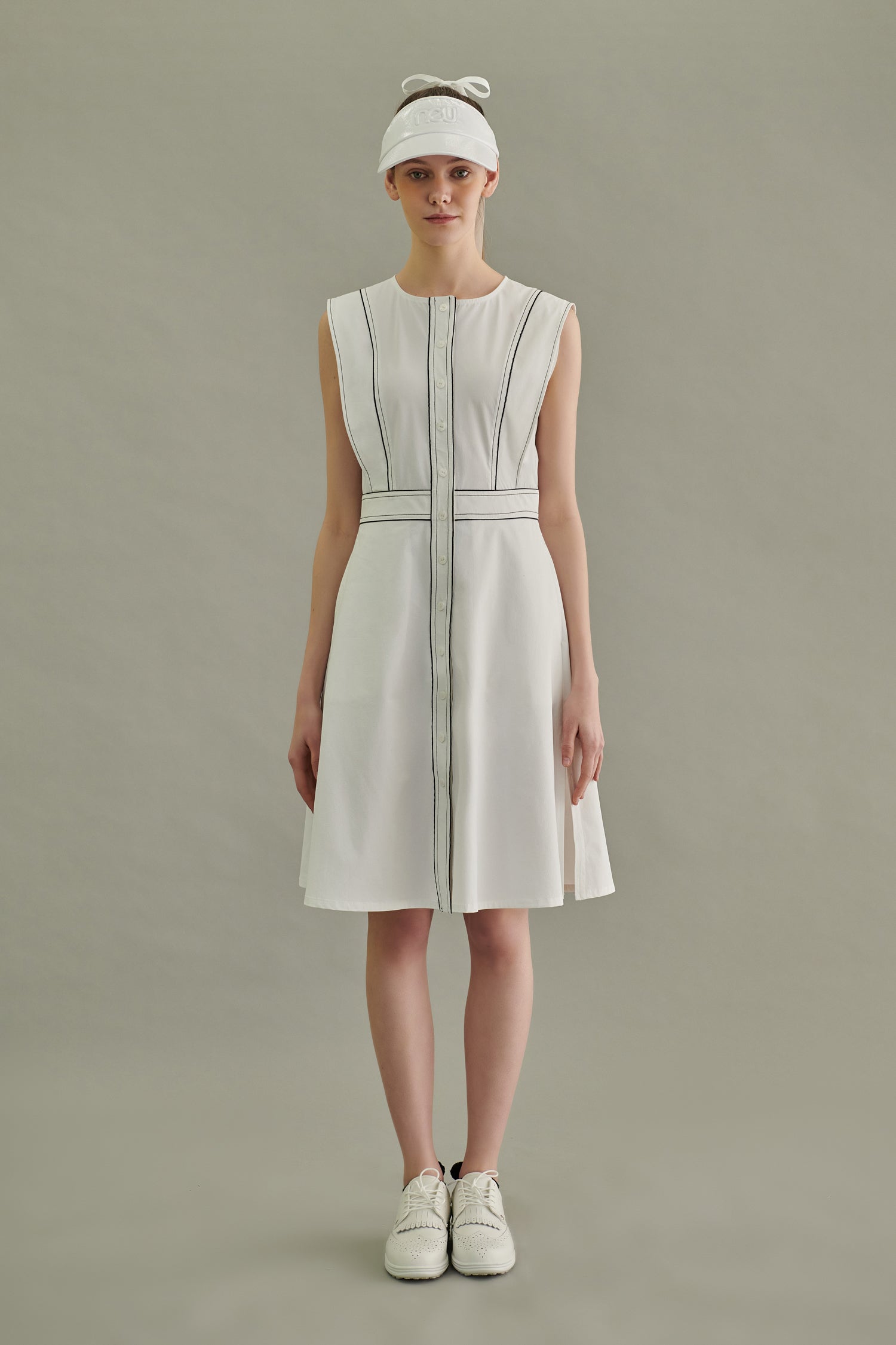 Neu Golf Shirts Dress White