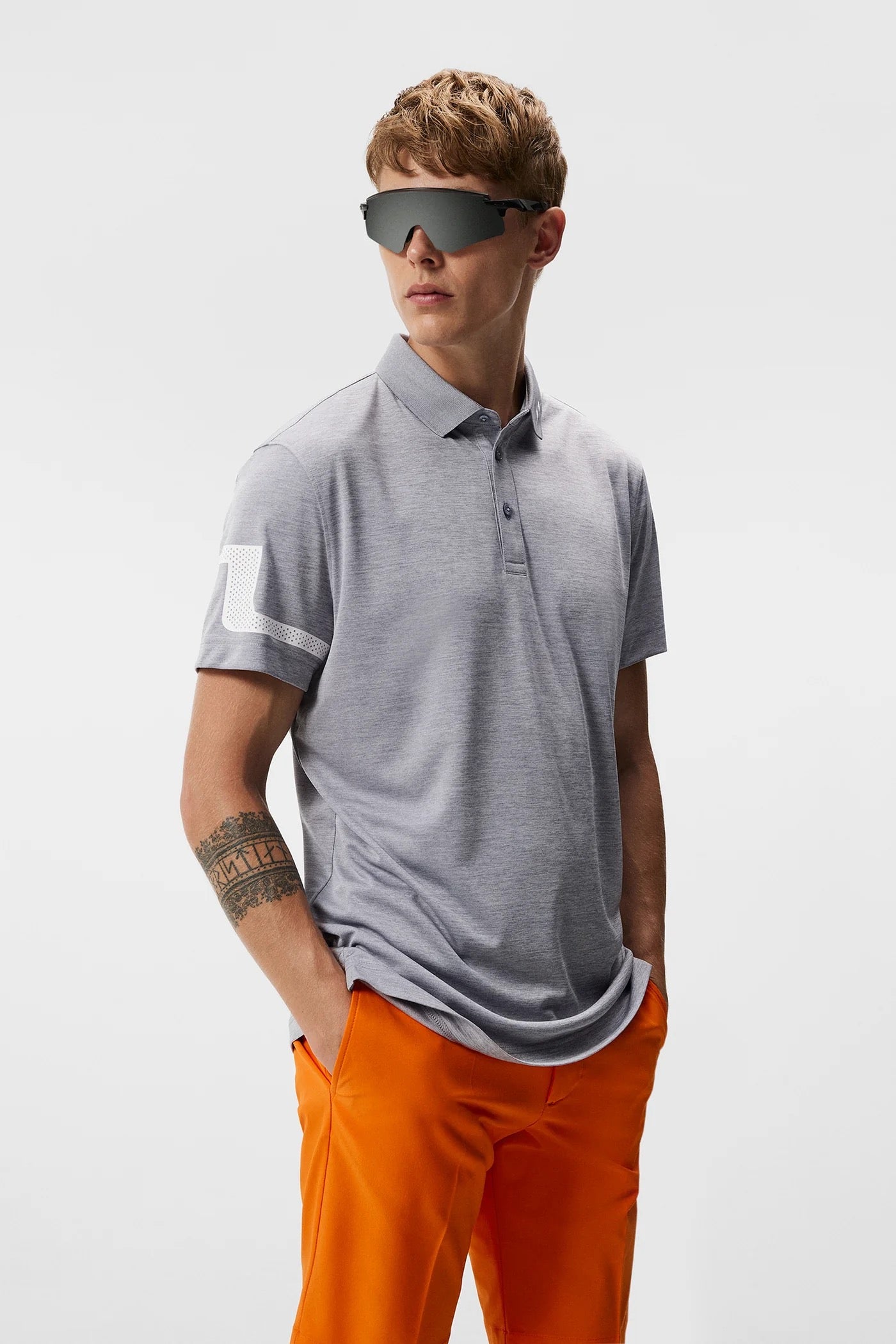 J Lindeberg Men's HEATH POLO