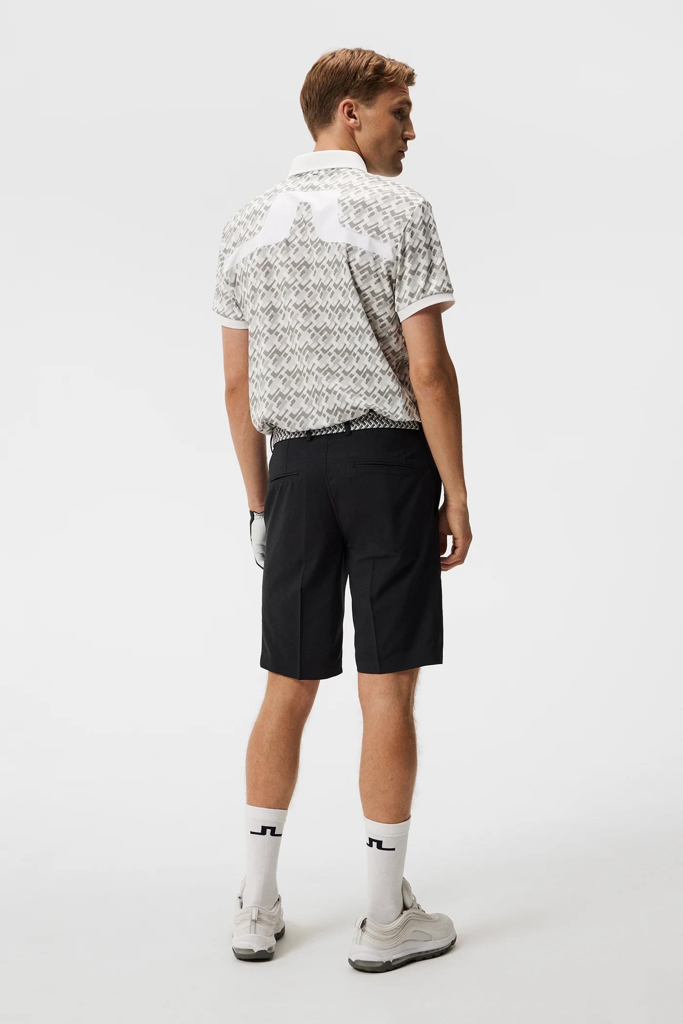 J Lindeberg Men's KV PRINT POLO