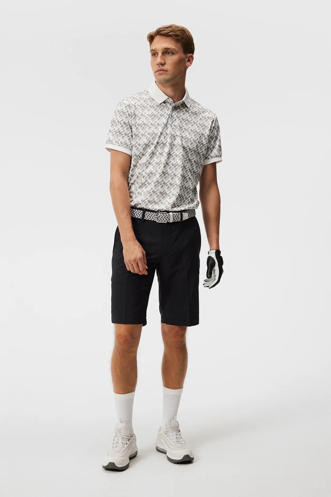 J Lindeberg Men's KV PRINT POLO