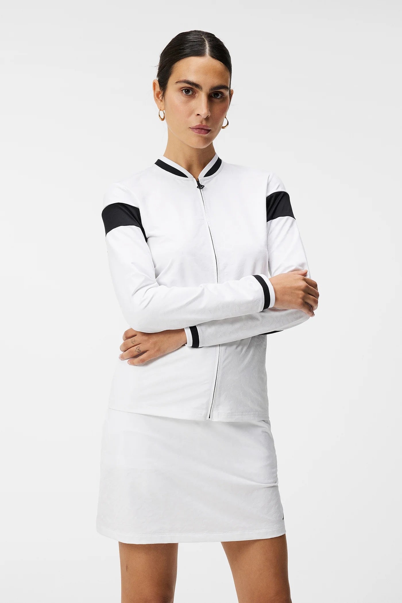 J Lindeberg Women's Helene Zip Midlayer