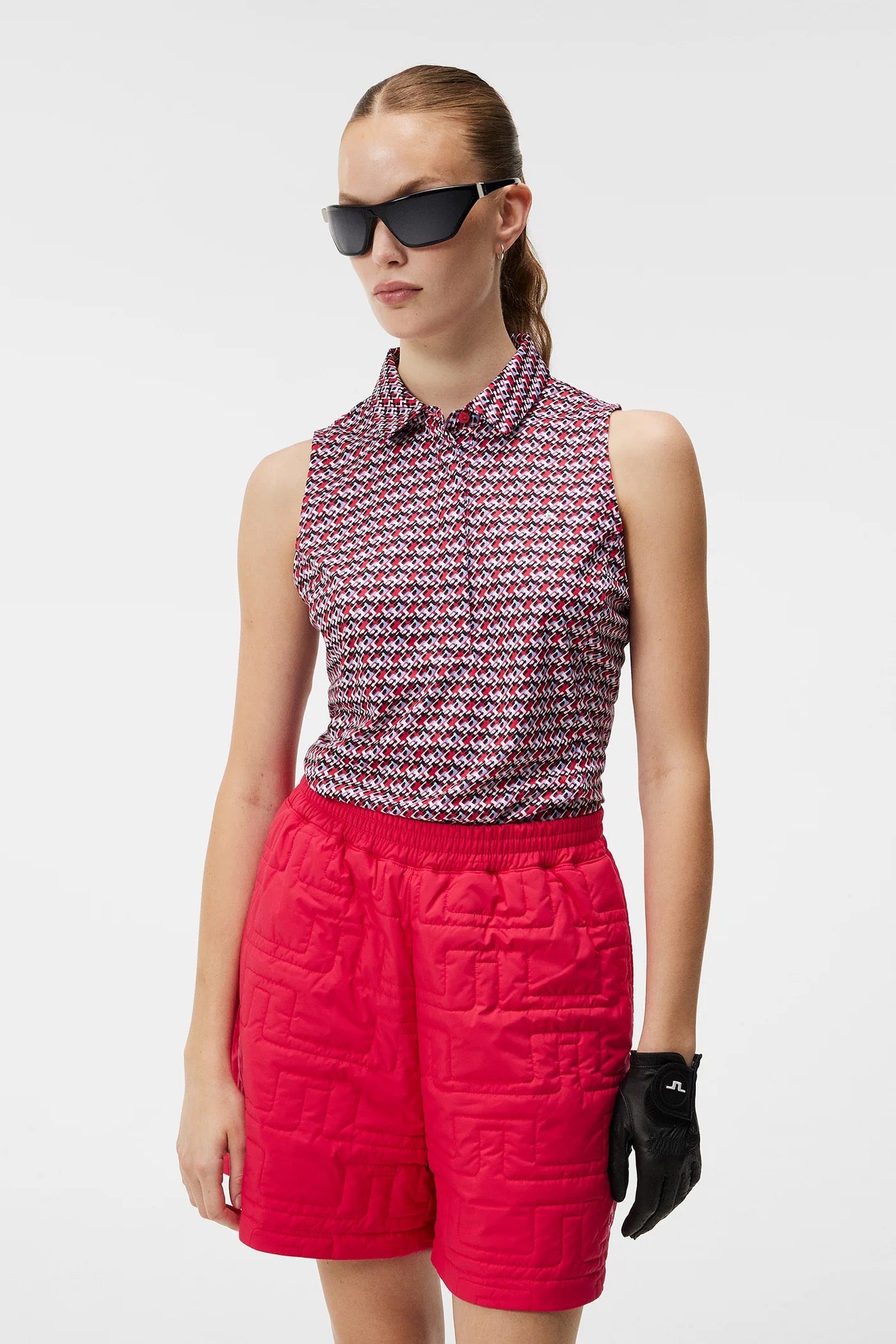 J Lindeberg Women's DENA PRINT POLO