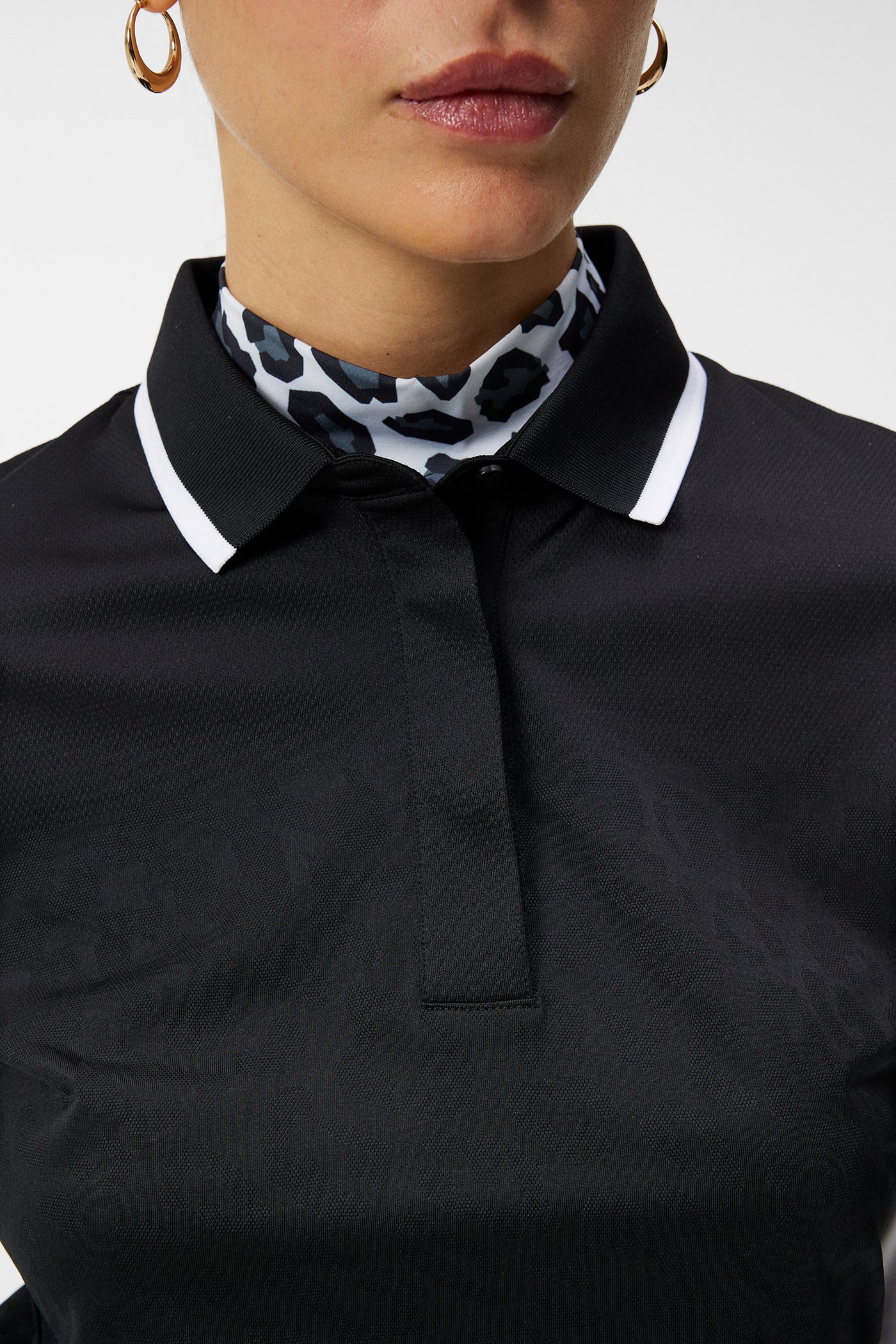 J Lindeberg Women's Cecile Jacquard polo