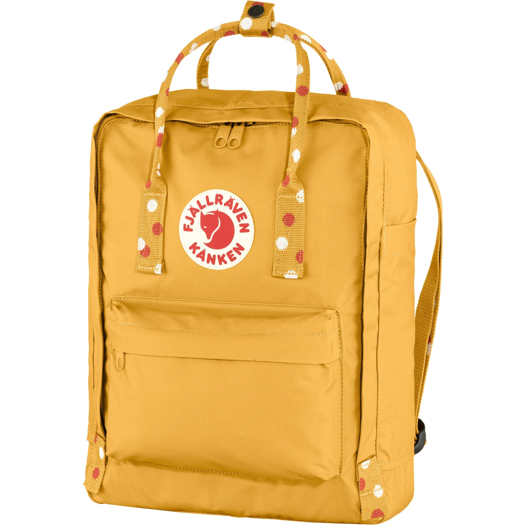 Fjallraven Kanken Backpack - Ochre-Confetti Pattern