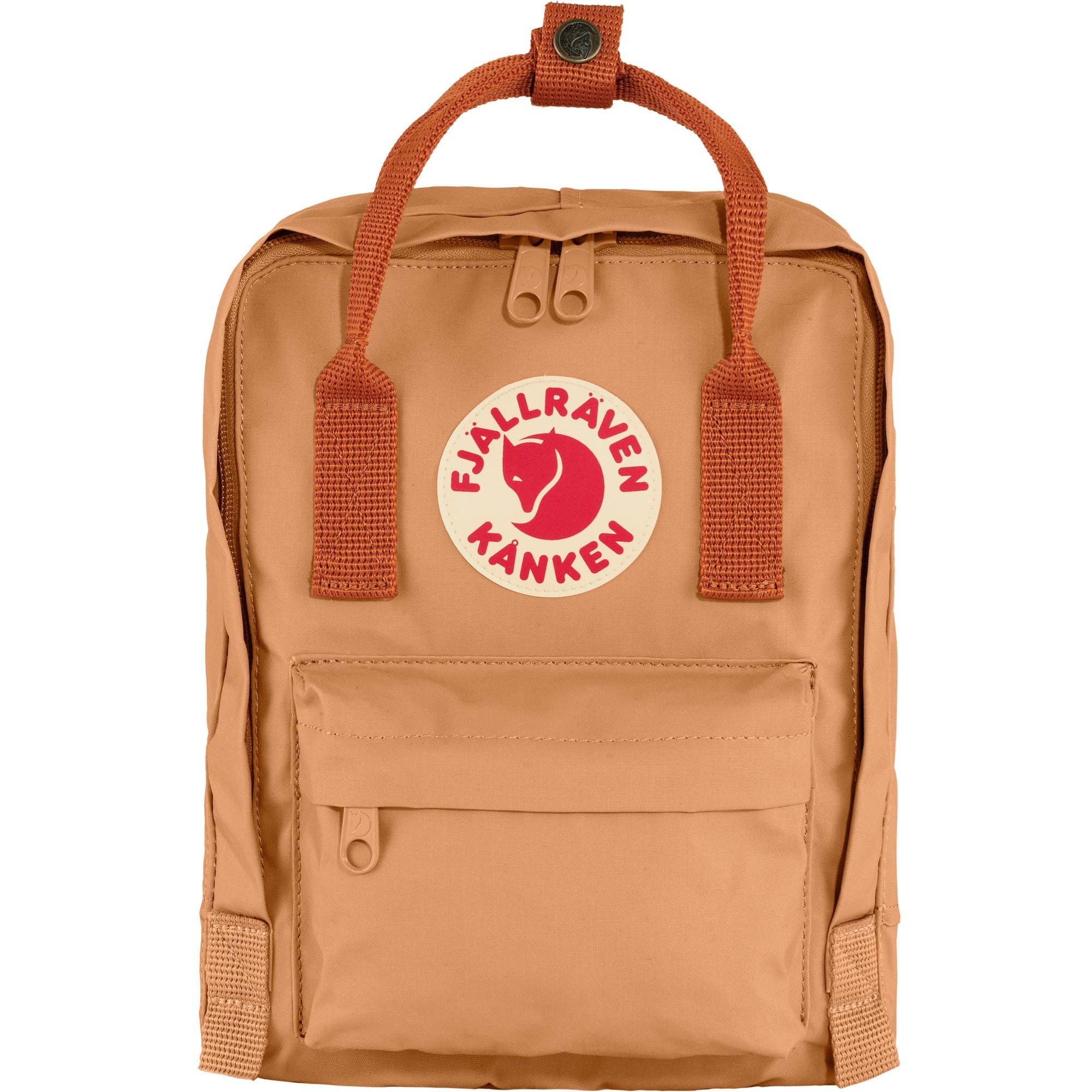 Fjallraven Kanken Mini Backpack - Peach Sand-Terracotta Brown