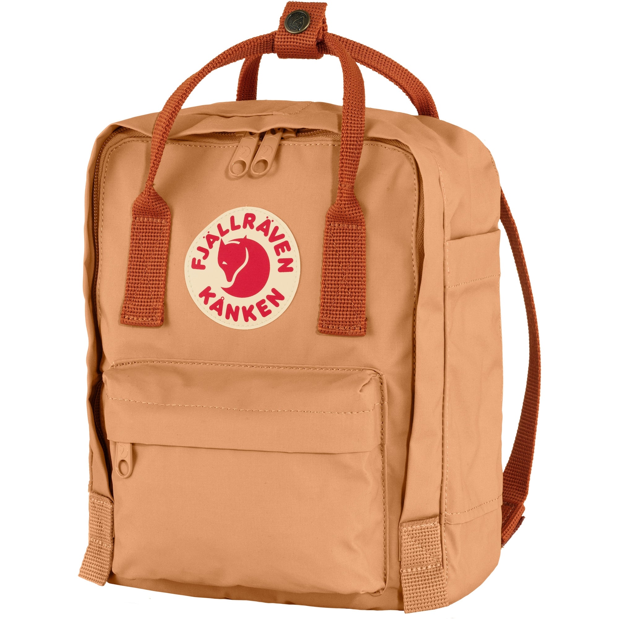 Fjallraven Kanken Mini Backpack - Peach Sand-Terracotta Brown