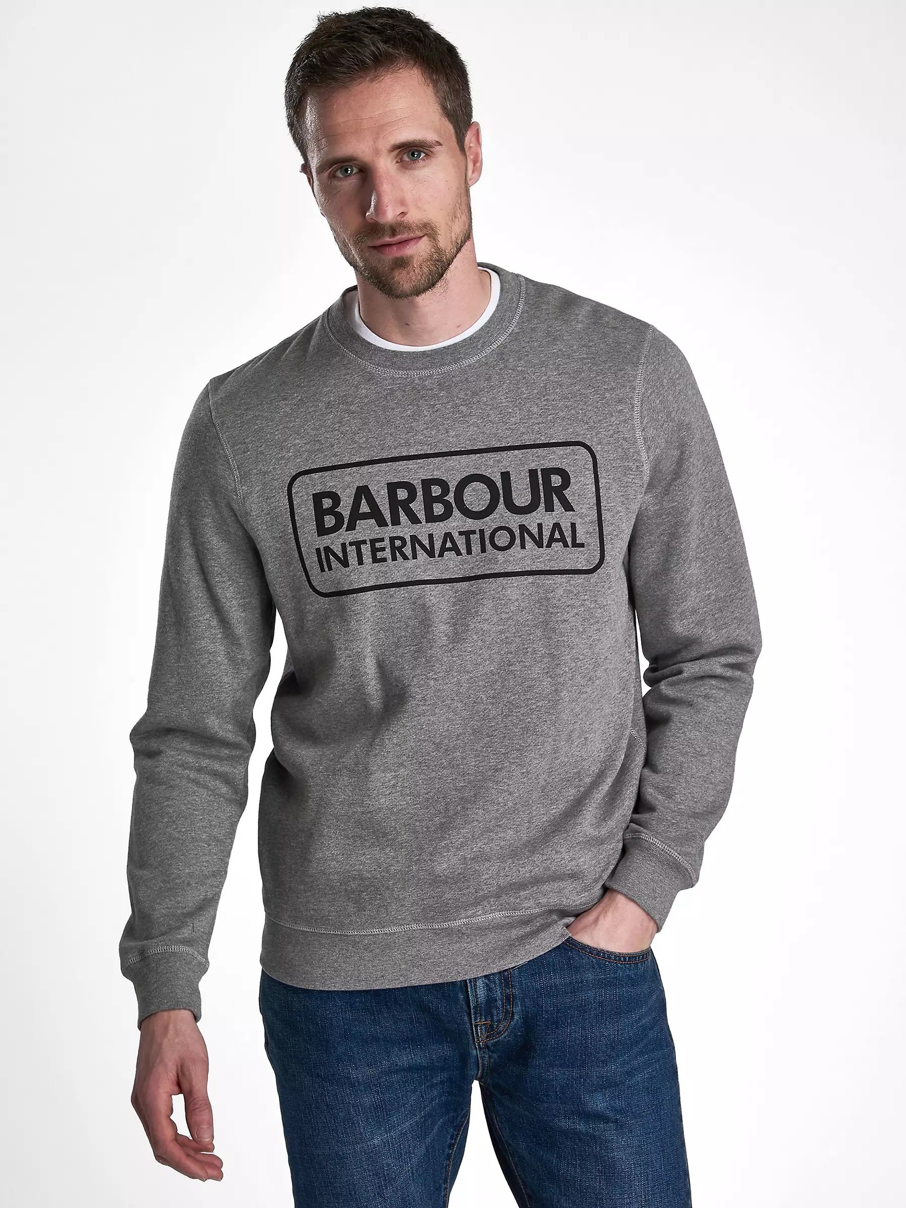 Barbour International Mens Large Logo Sweatshirts