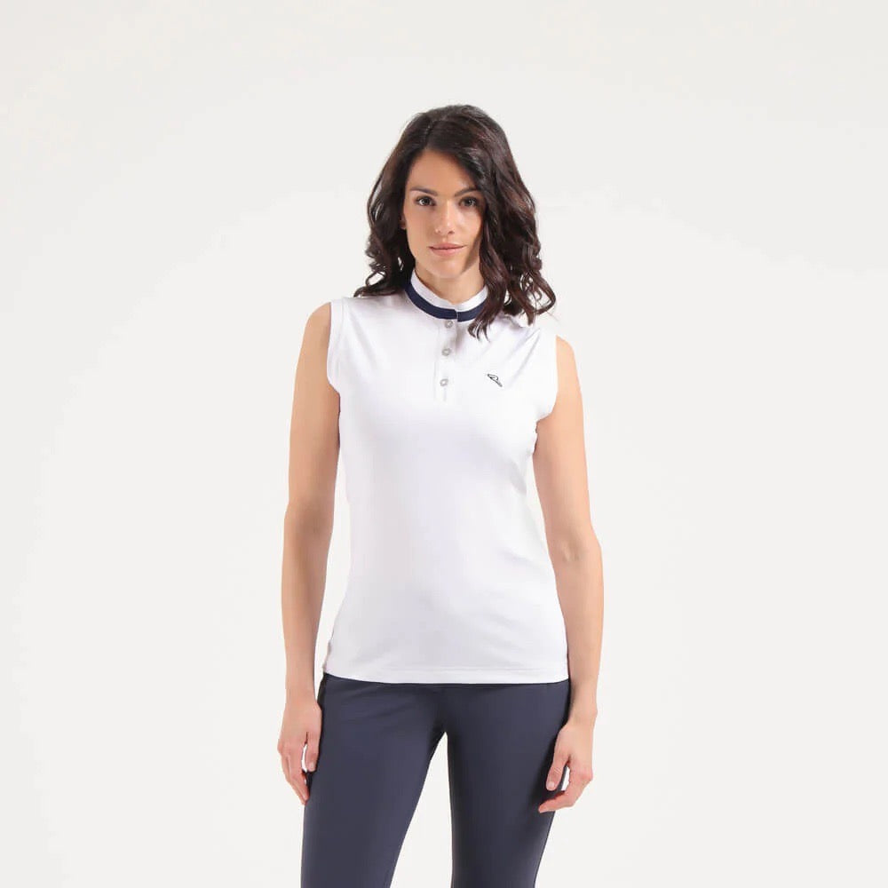 Chervo Women Altutex Golf Sleeveless Polo Shirts 65309 B33