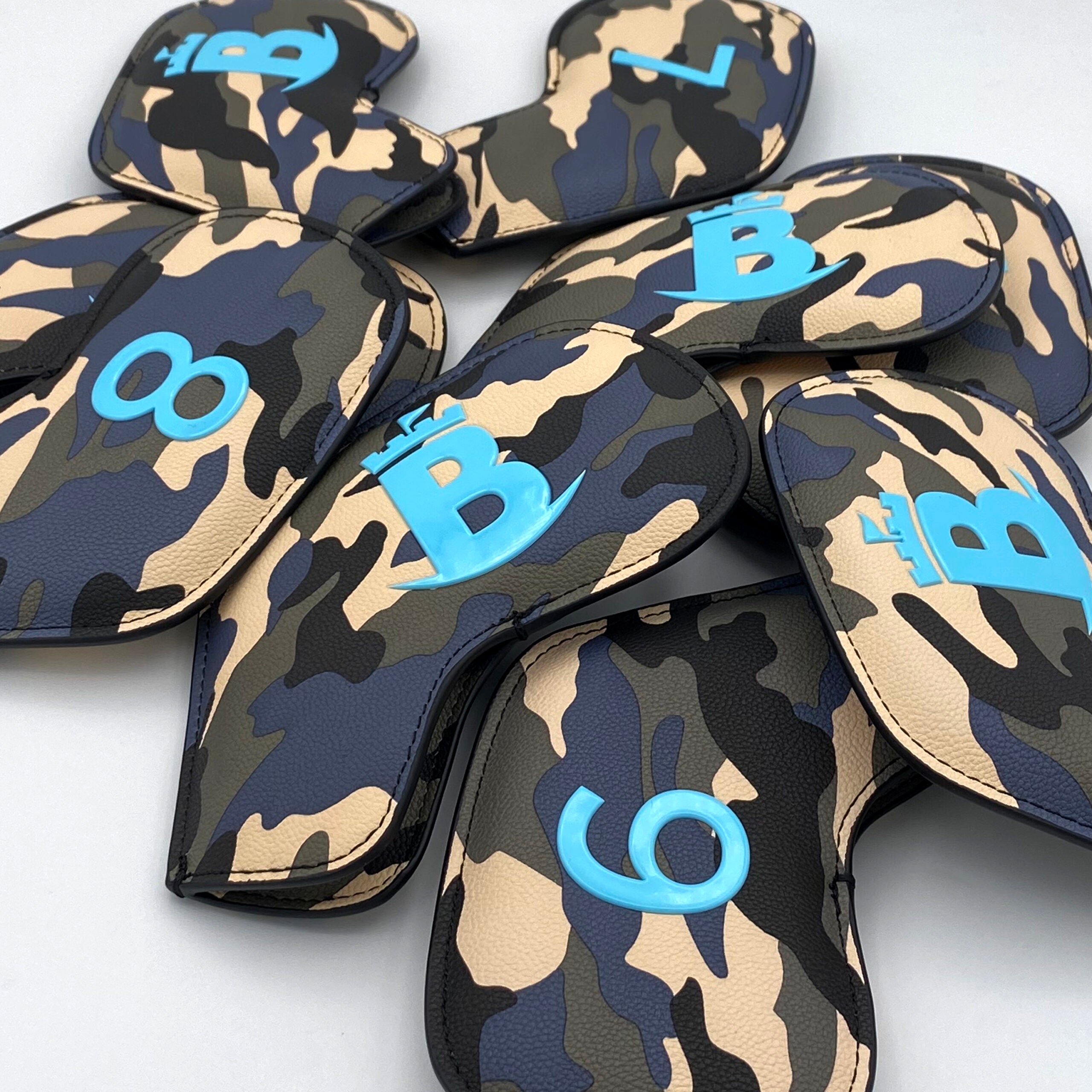 Baron Meraki Edition Iron Headcover Camouflage Blue