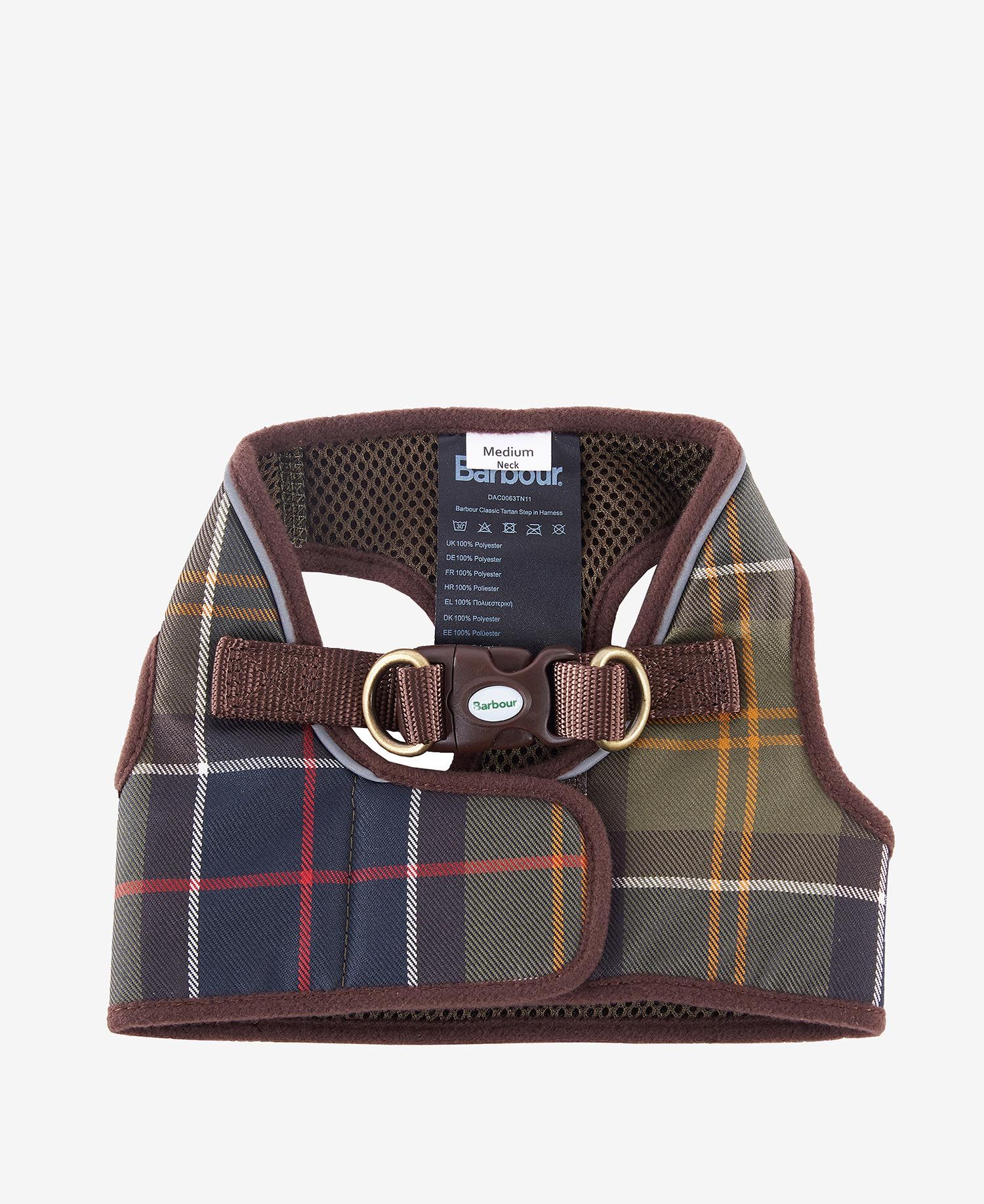 Barbour Tartan Step In Dog Harness
