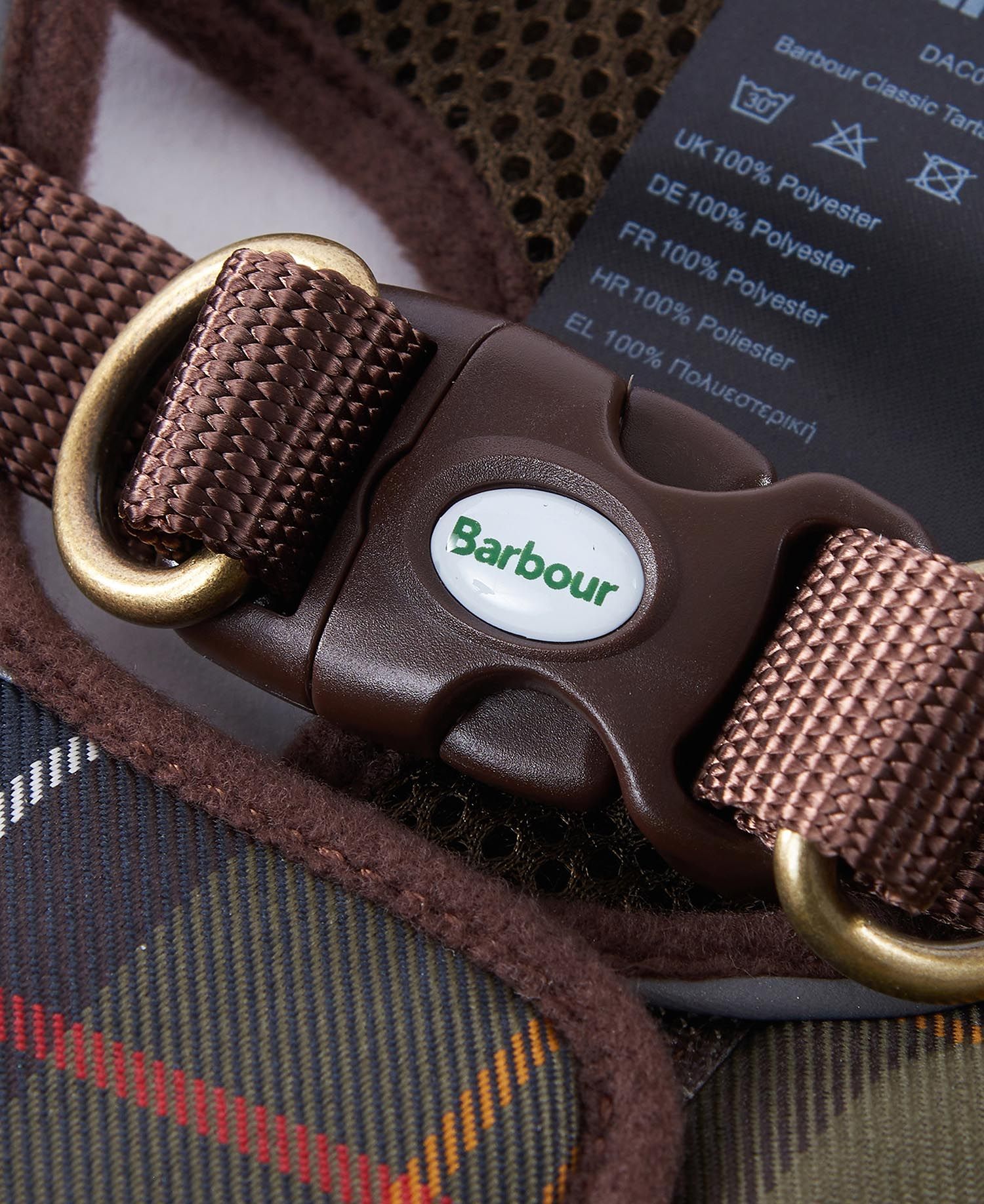 Barbour Tartan Step In Dog Harness
