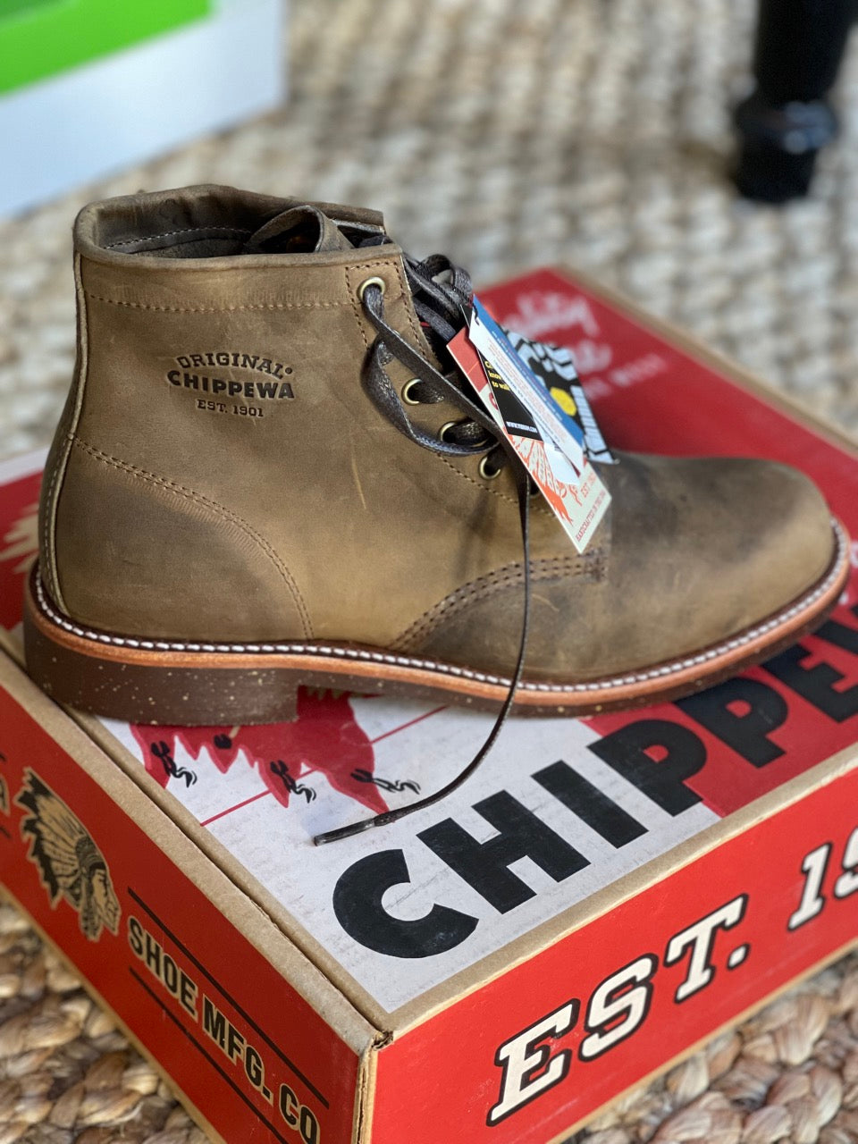 Original Chippewa Collection Men's 1901M29 6 Inch Service Utility Boot