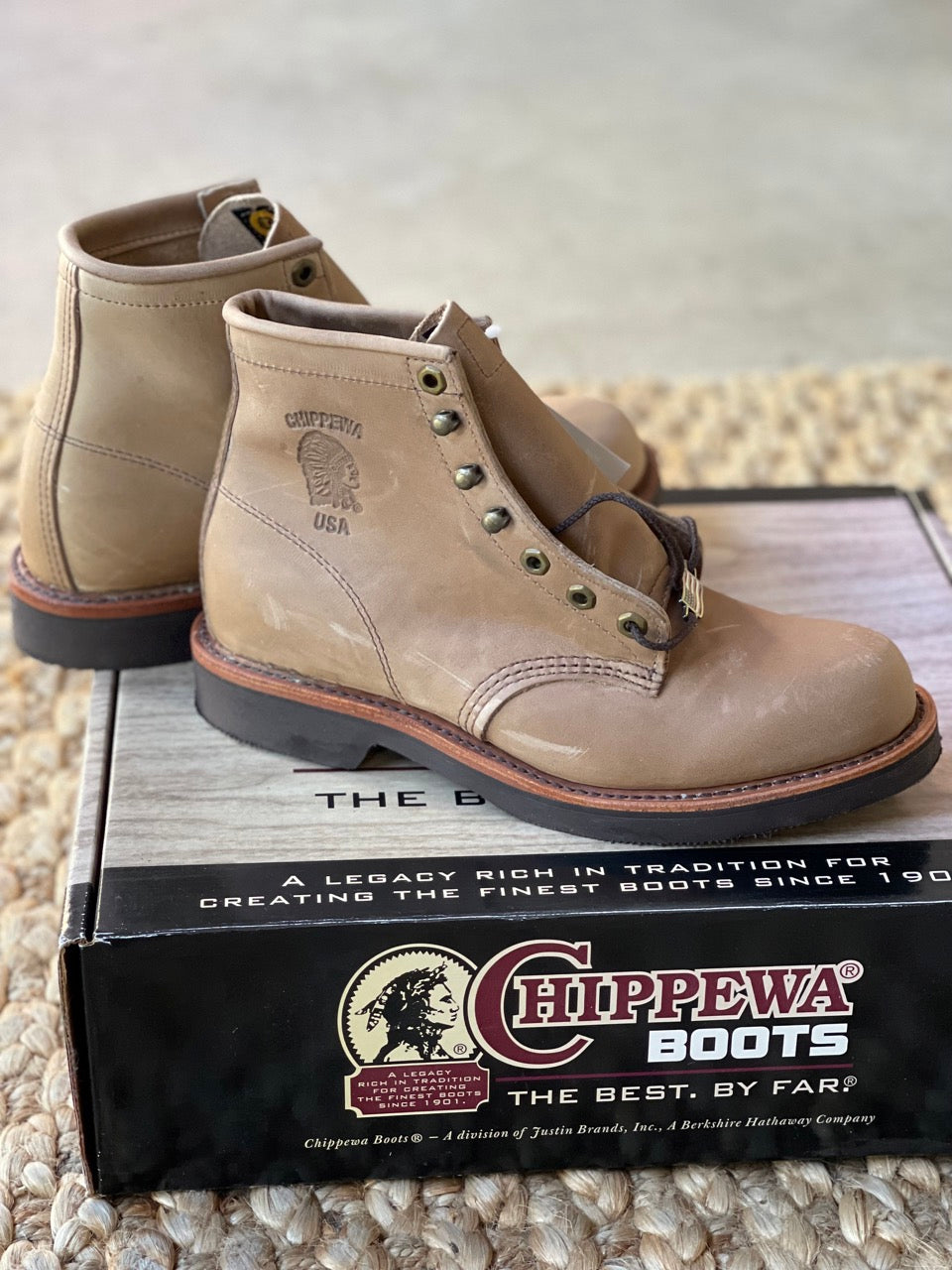 Original Chippewa Collection Men's 20067 6 Inch Lace Up Boot