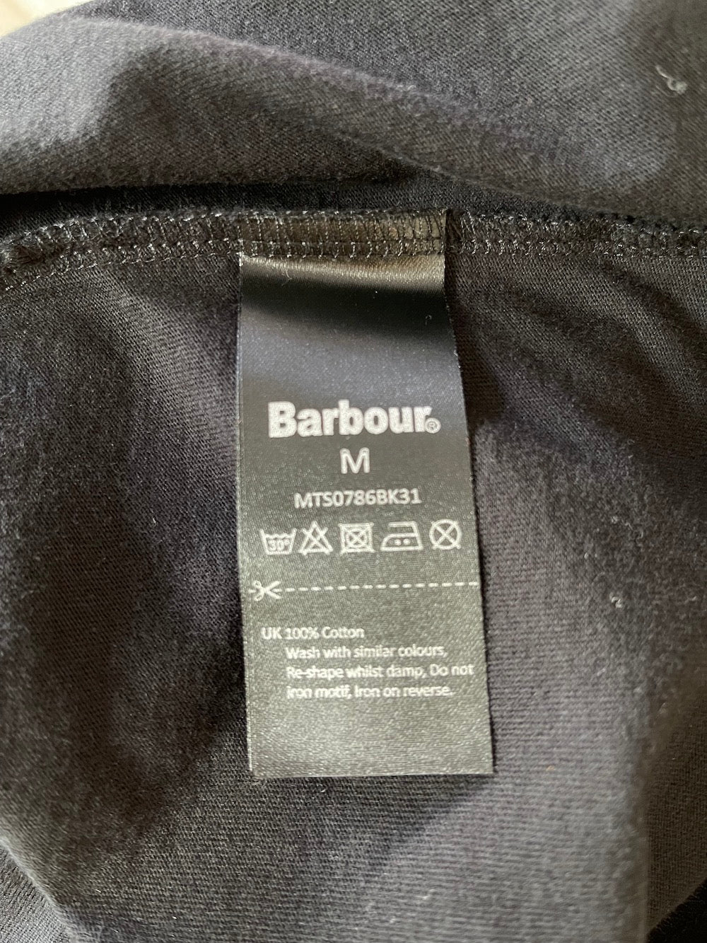 Barbour Men's International Block Print Tee - Black