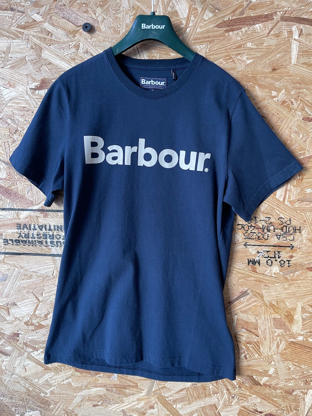 Barbour Men's Logo Tee - navy