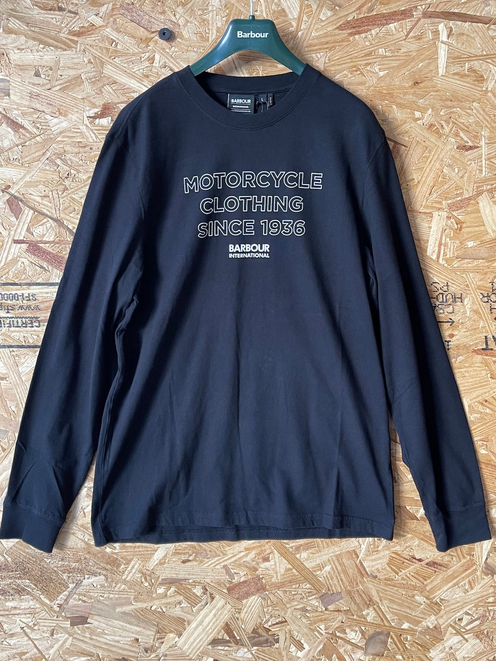 Barbour Men's International Transmission L/S Tee - Balck