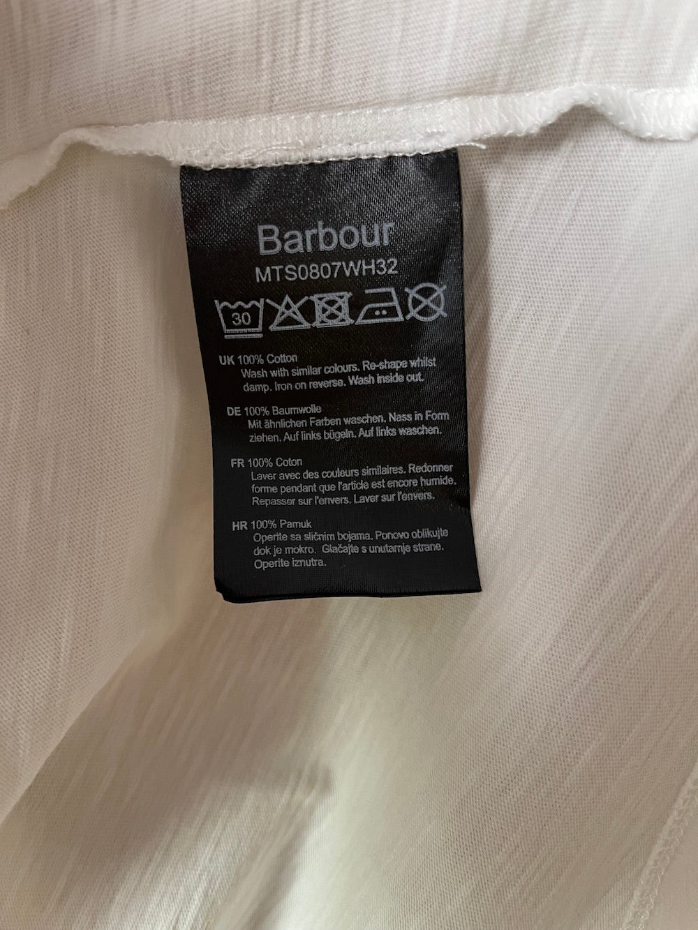 Barbour Men's International Chase Tee - White