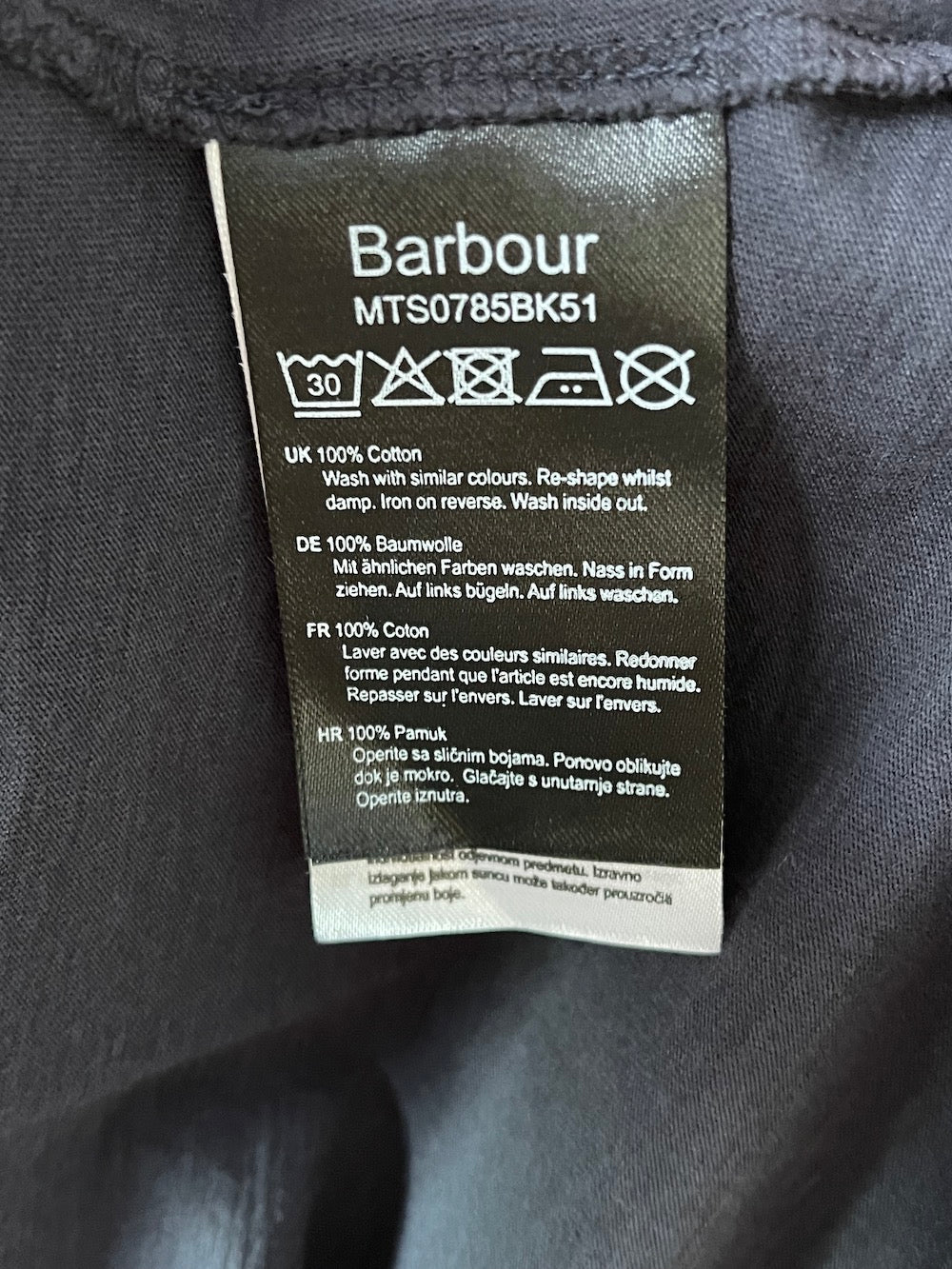 Barbour Men's International Speed Tee - Black