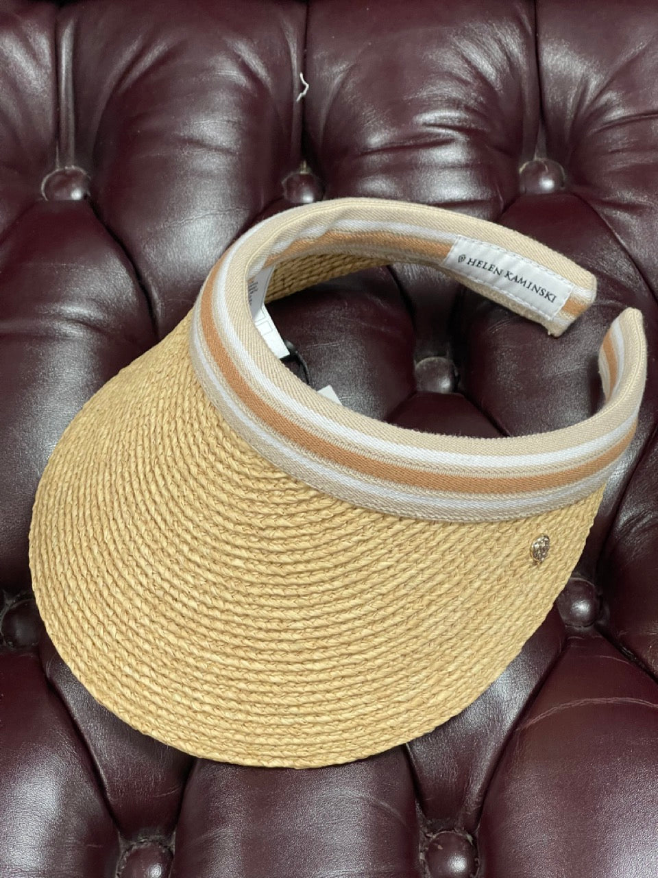 Helen Kaminski Bianca Natural/Nougat Stripe