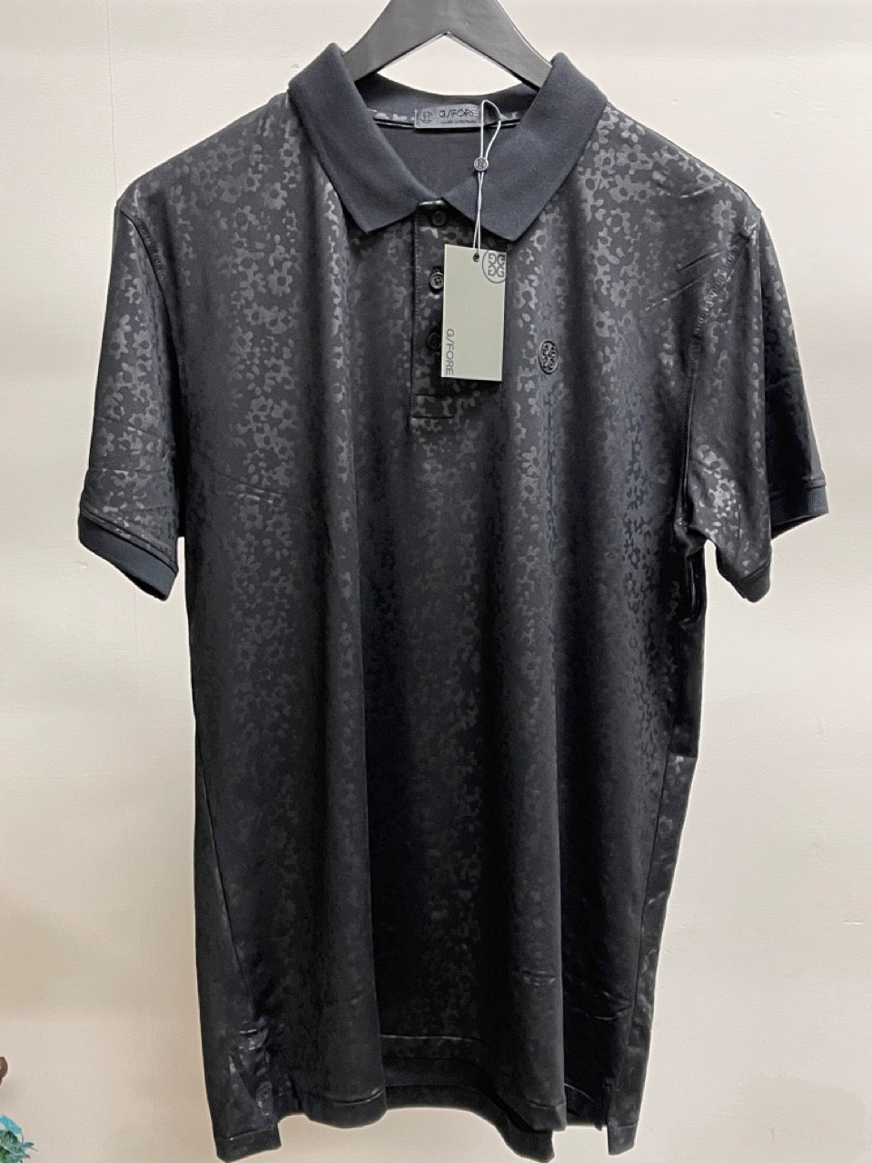 Gfore mens EMBOSSED FLORAL POLO