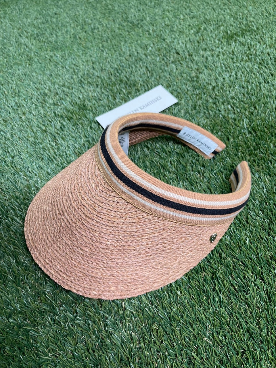 Helen Kaminski Bianca Nougat/Black Stripe