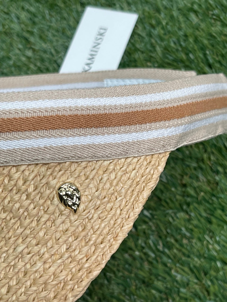 Helen Kaminski Bianca Natural/Nougat Stripe
