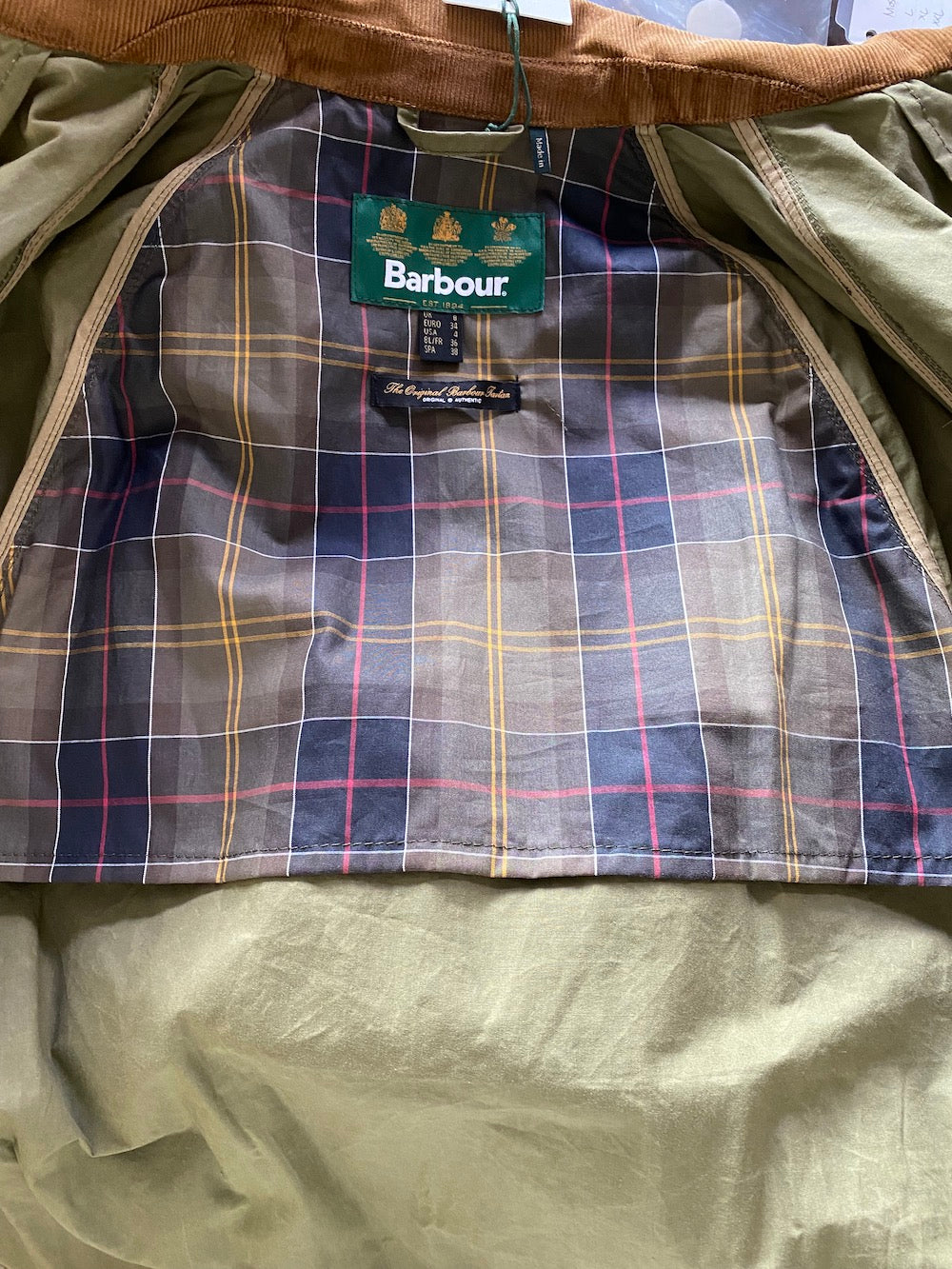 Barbour Delevigne Showerproof