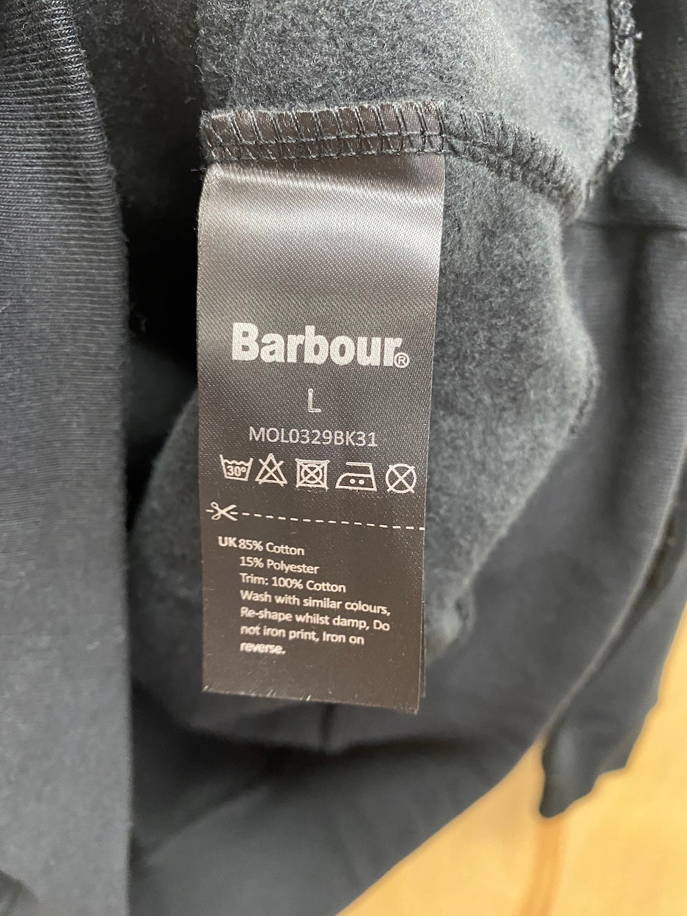 Barbour International Men's Pop Over Hoodie - Black