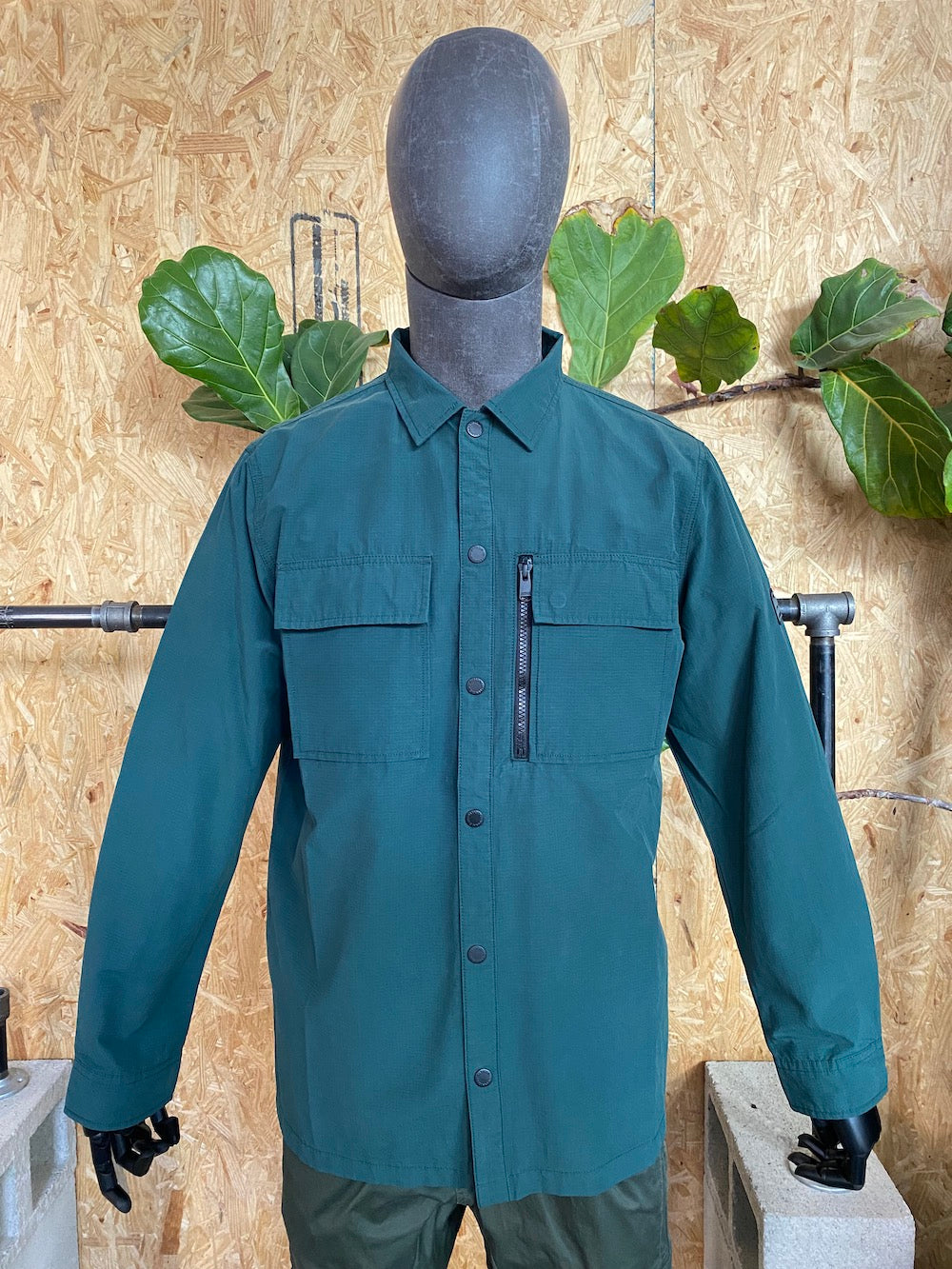 Barbour International Slipstream Overshirt - Green
