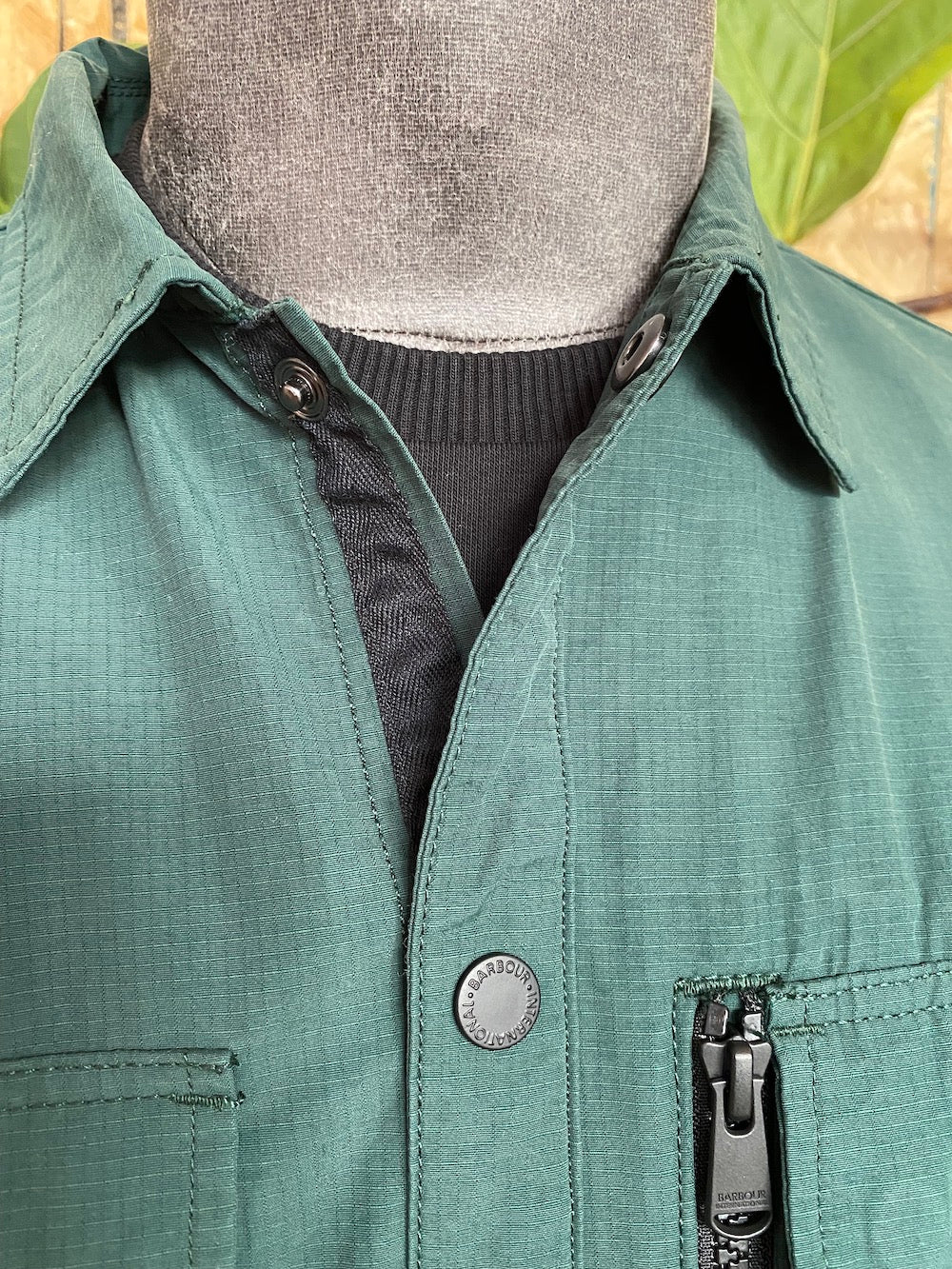 Barbour International Slipstream Overshirt - Green